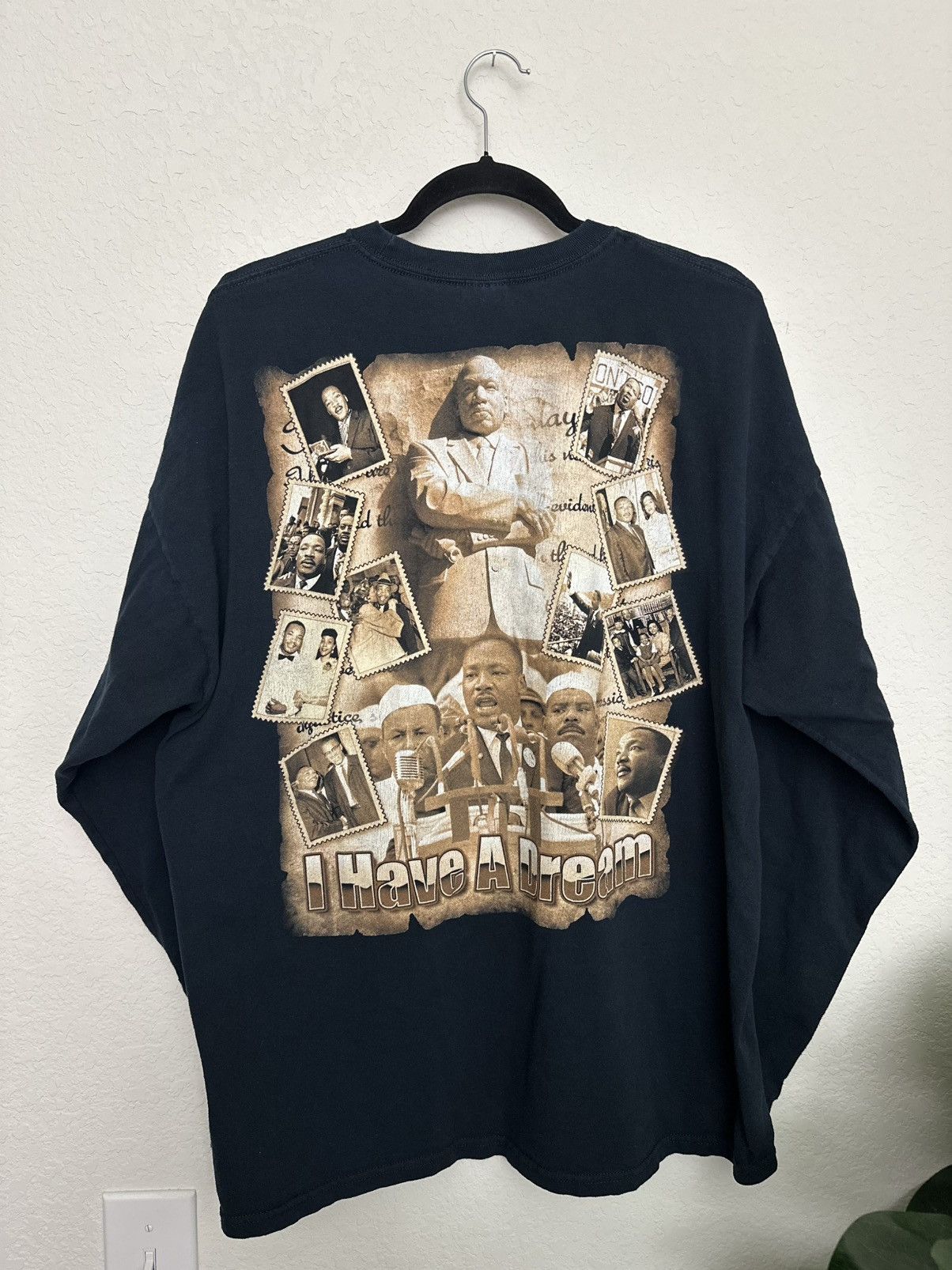 Rap Tees × Vintage Vintage Y2K DR. MARTIN LUTHER KING - I Have A Dream Rap Tee Size US XXL / EU 58 / 5 - 2 Thumbnail