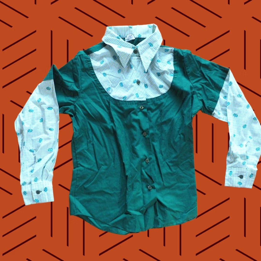 Vintage Joyce Lane Womens Shirt Size 36 Cotton Blouse Size XS / US 0-2 / IT 36-38 - 1 Thumbnail