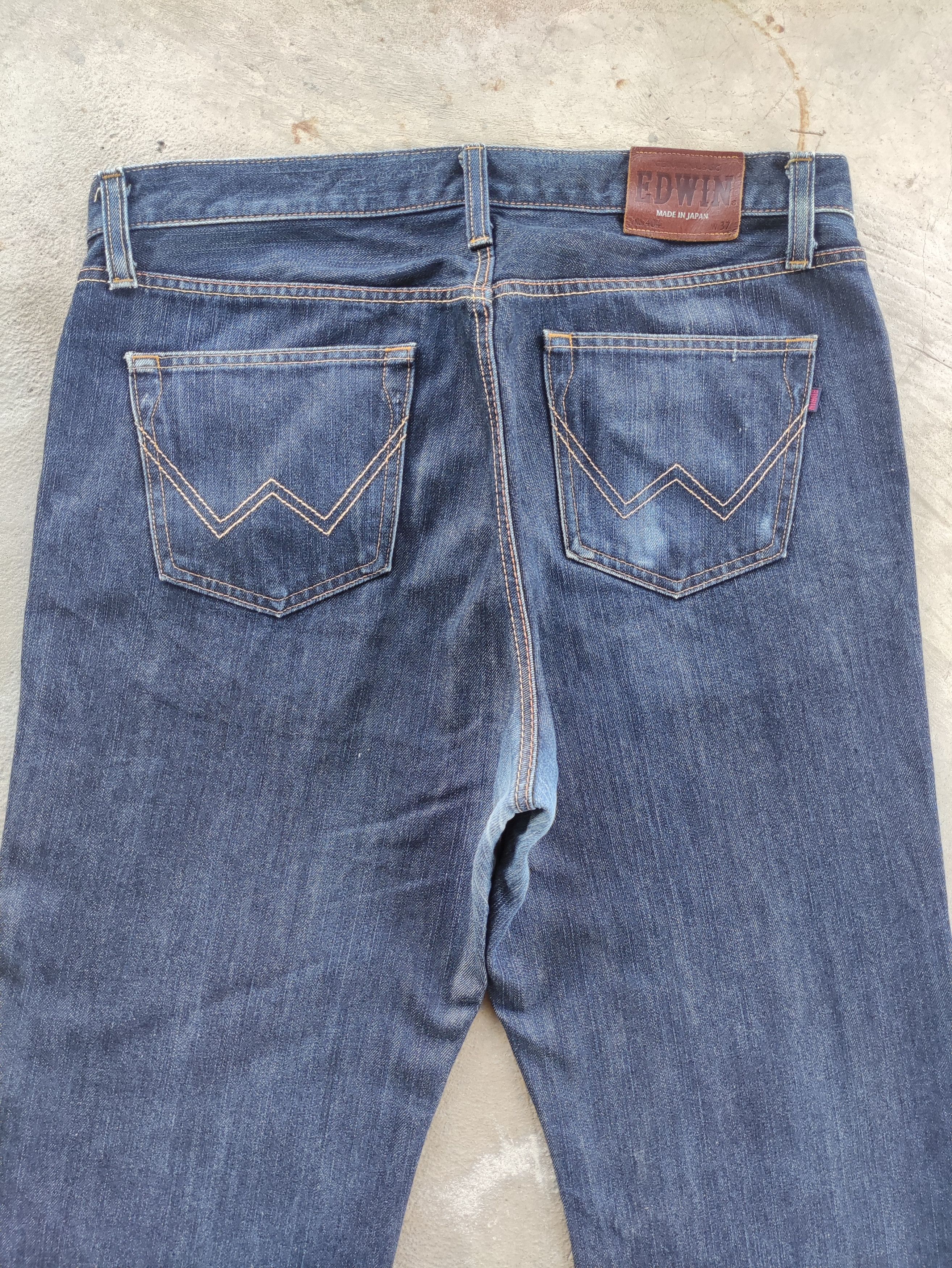Edwin Vintage Edwin Japan Jean Distressed Faded Denim Pants Size US 39 - 10 Thumbnail