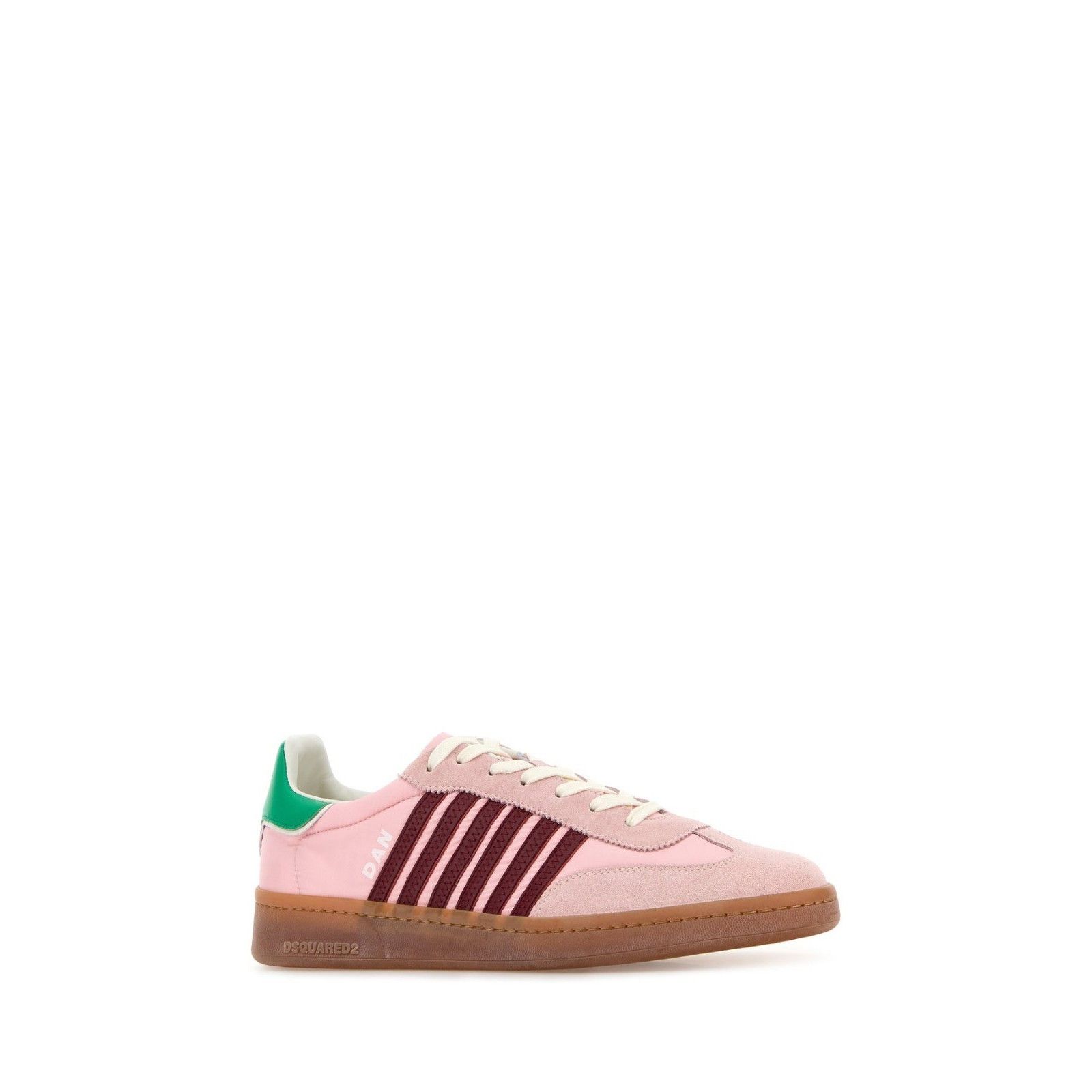 Dsquared2 DSQUARED2 Boxer Pink Leather Sneakers New And Authentic (Men Size US 10 / EU 43 - 4 Thumbnail