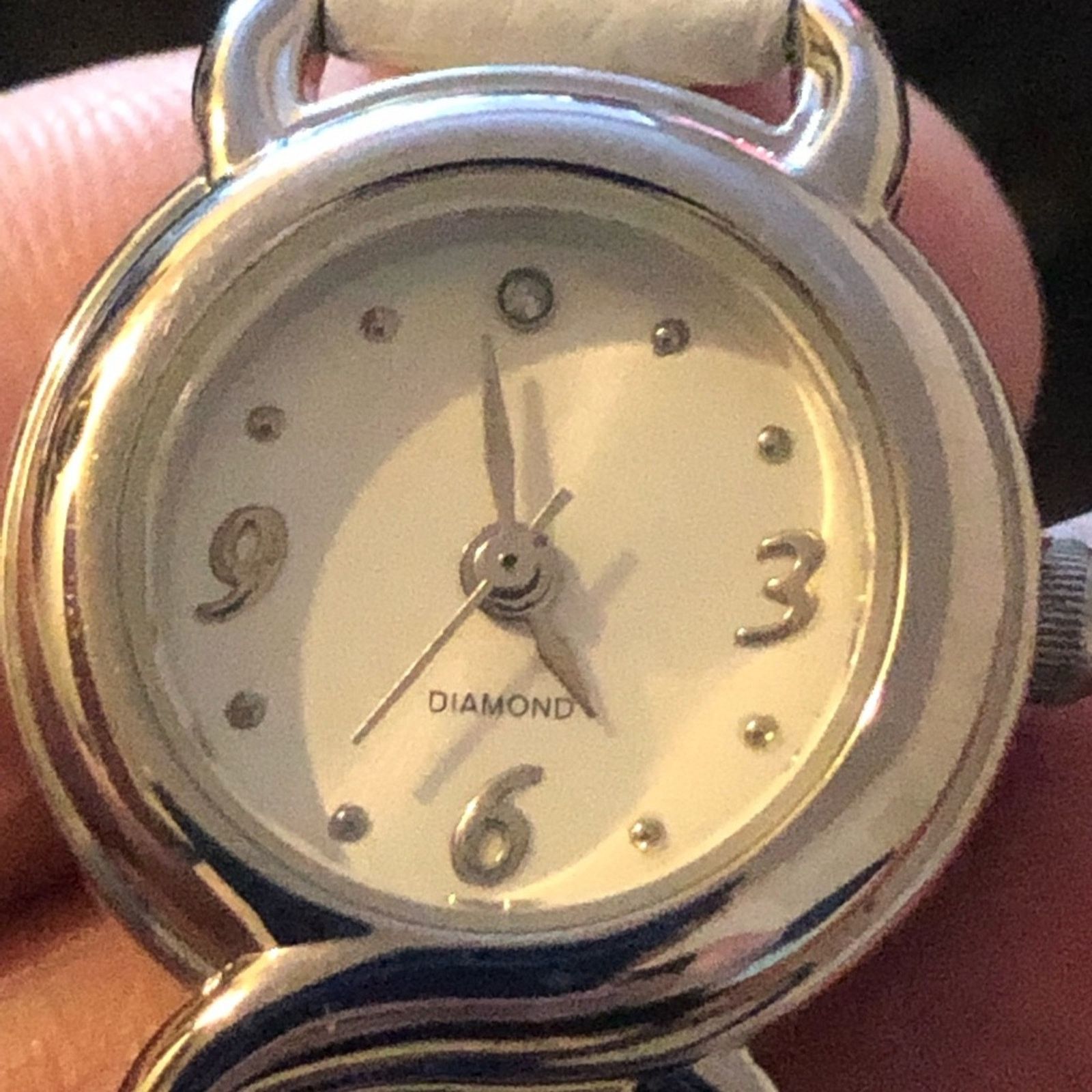 Other Ladies Diamond white genuine leather watch Size ONE SIZE - 5 Thumbnail