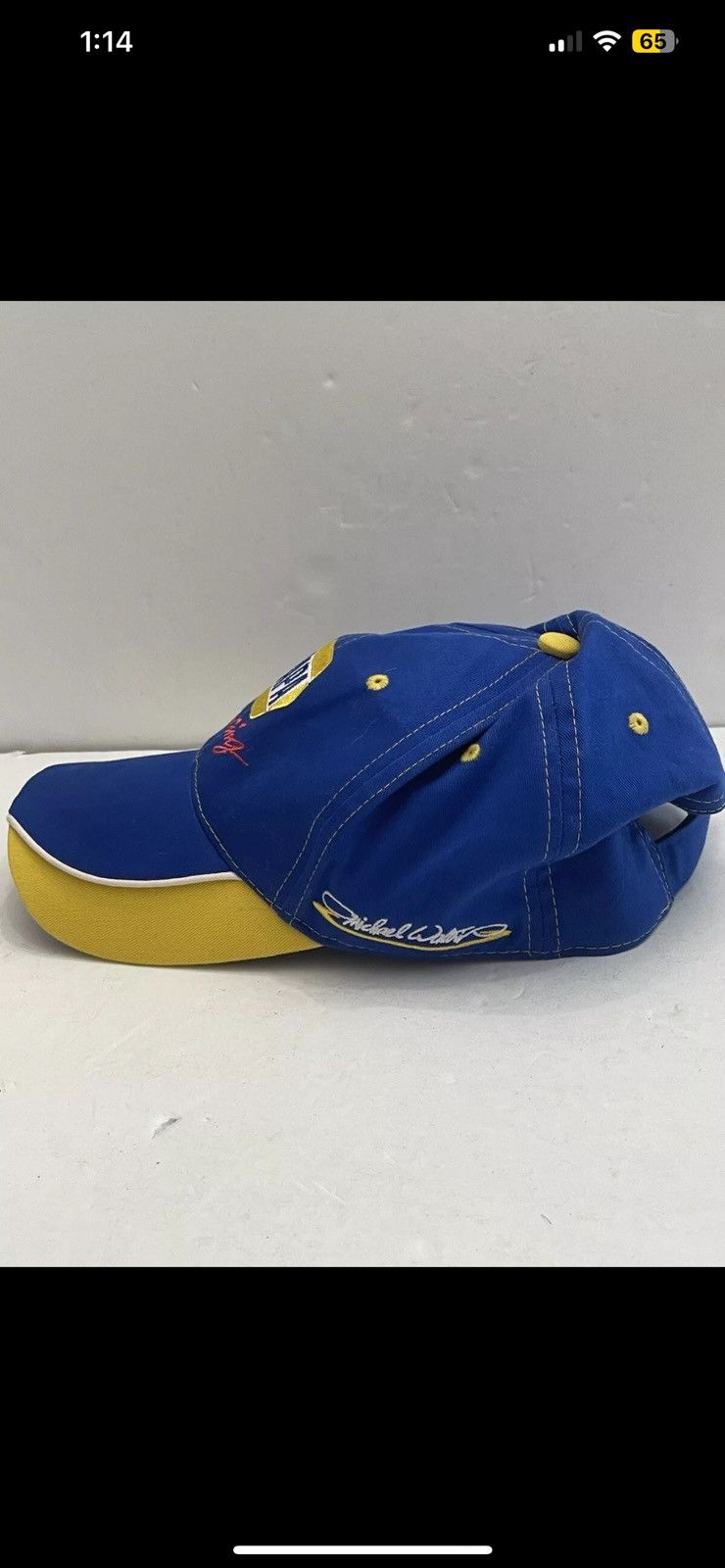 NASCAR × Vintage Vintage NAPA RACING Truckers Strap Back Adjustable Hat Size ONE SIZE - 4 Thumbnail