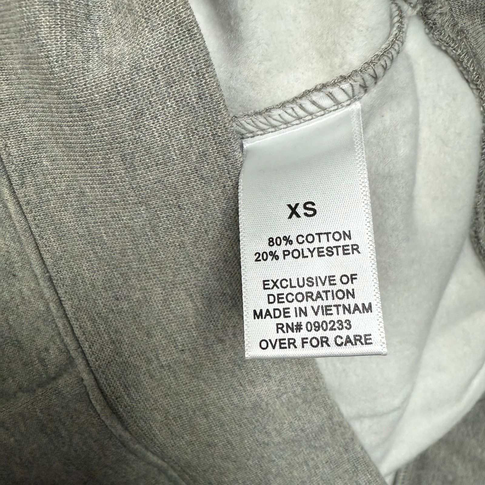 Fear of God FOG Essentials Pullover Hoodie Applique Logo Heather Oat Size US XS / EU 42 / 0 - 4 Thumbnail