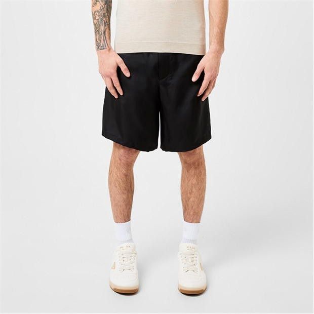 Prada PRADA Silk Bermuda Logo Shorts Size US 30 / EU 46 - 2 Thumbnail