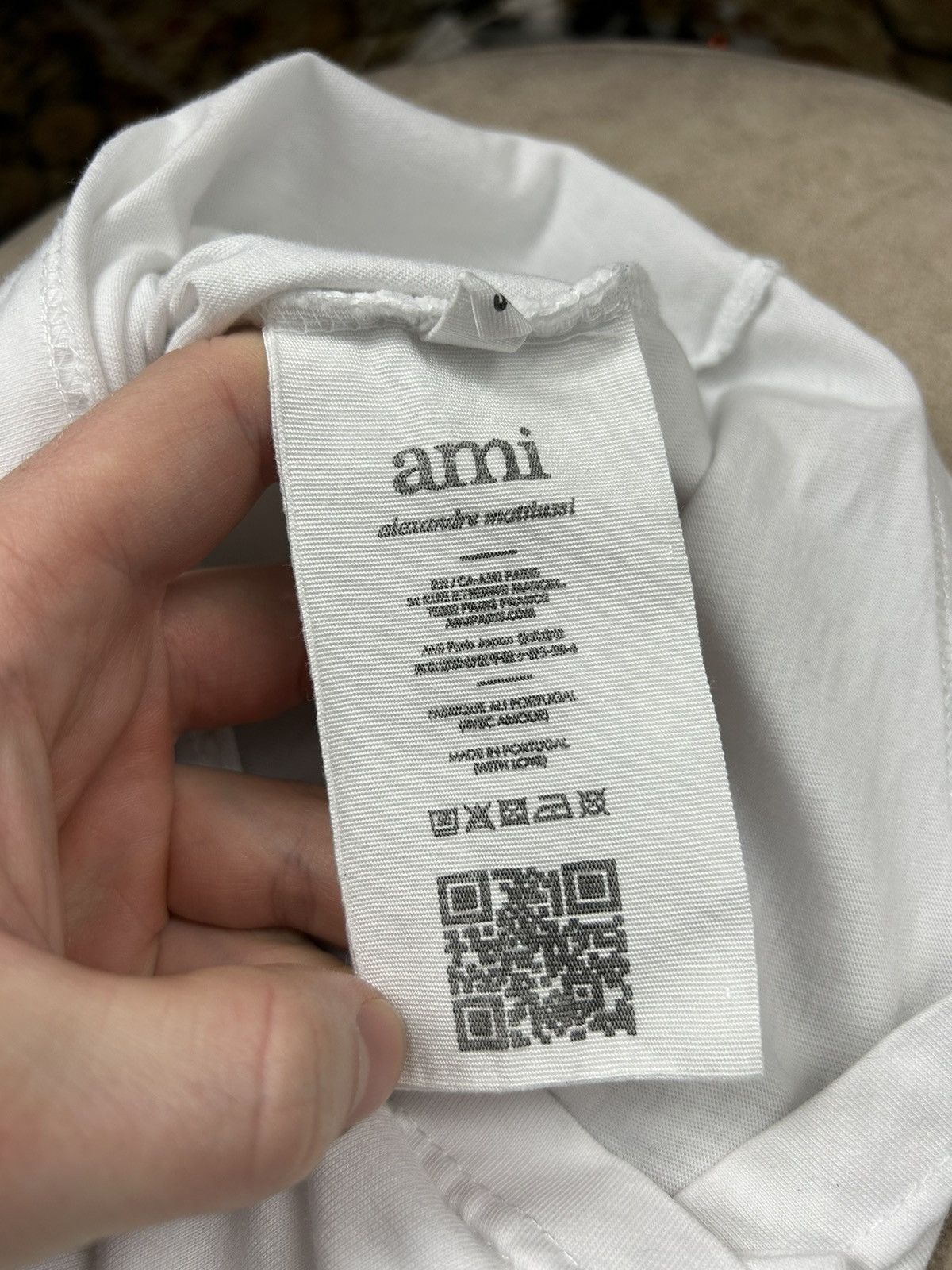 AMI AMI Paris White T-Shirt Logo Size S Size US S / EU 44-46 / 1 - 8 Thumbnail