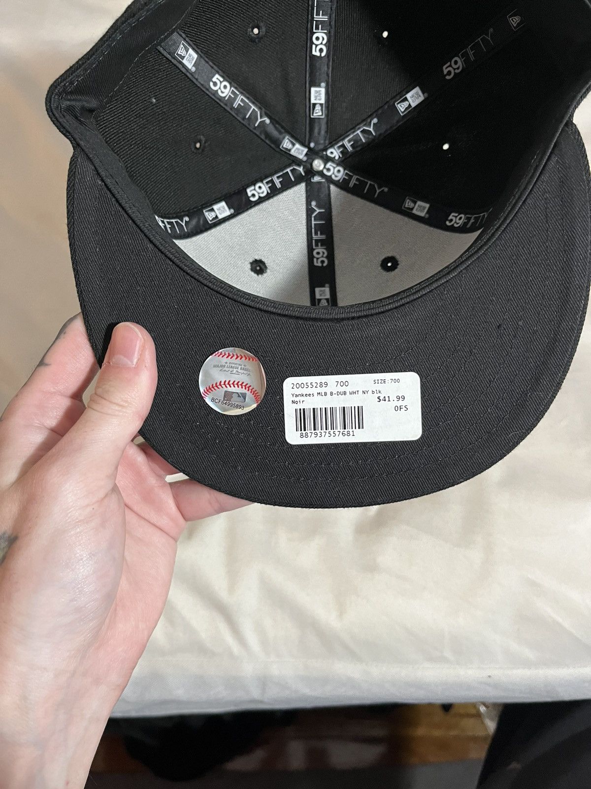 New York Yankees Ny yankees fitted hat 59fifty size 7 Size ONE SIZE - 3 Thumbnail
