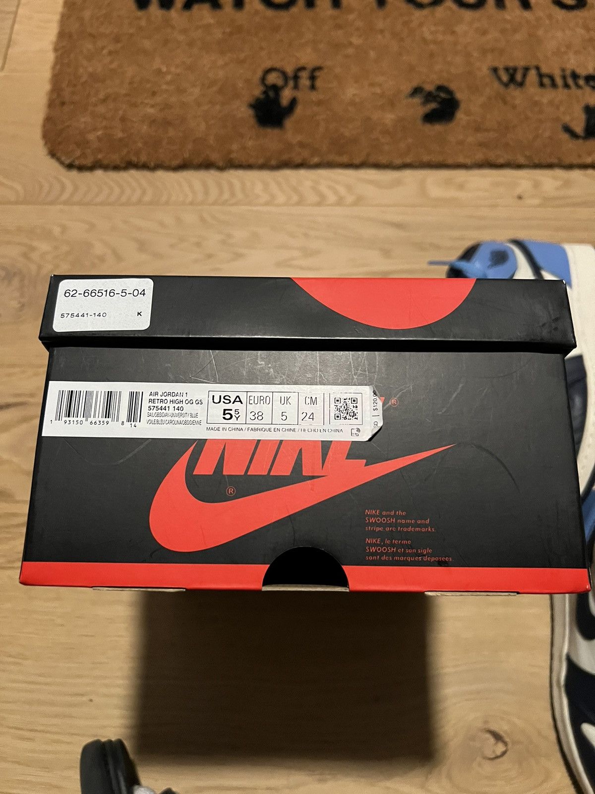 Jordan Brand Air Jordan 1 obsidian Size US 5.5 / EU 38 - 7 Thumbnail