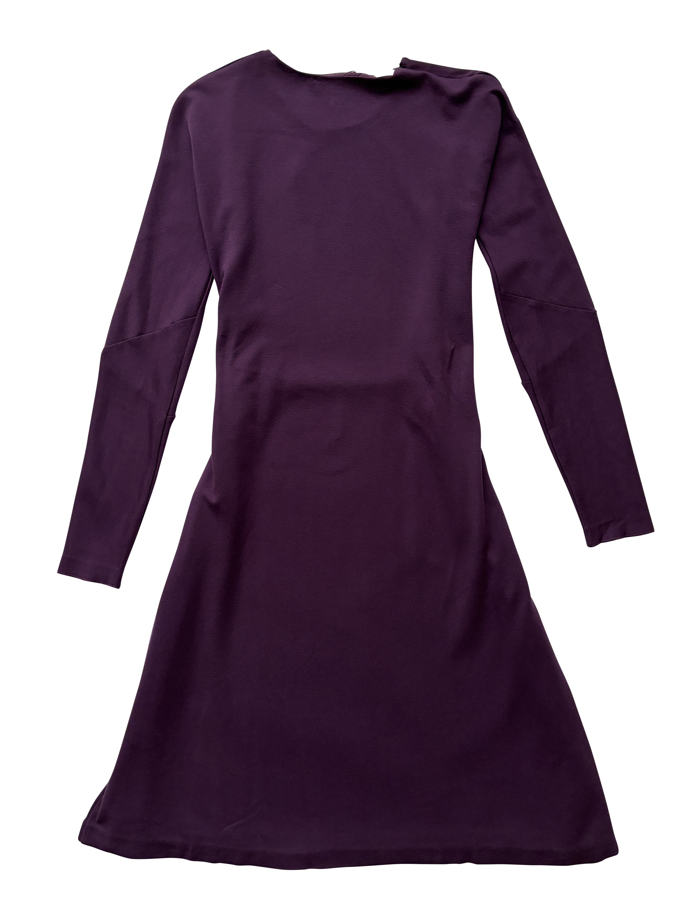 Jil Sander ⚡️QUICK SALE⚡️Jil Sander Purple Midi Long Sleeve Dress Size M / US 6-8 / IT 42-44 - 2 Thumbnail