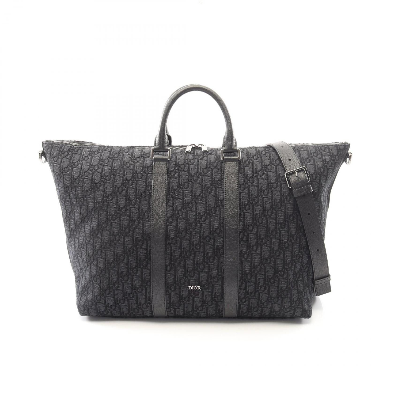 Dior AW06 Dior Homme Hedi Slimane White Leather Deville Duffel Bag
