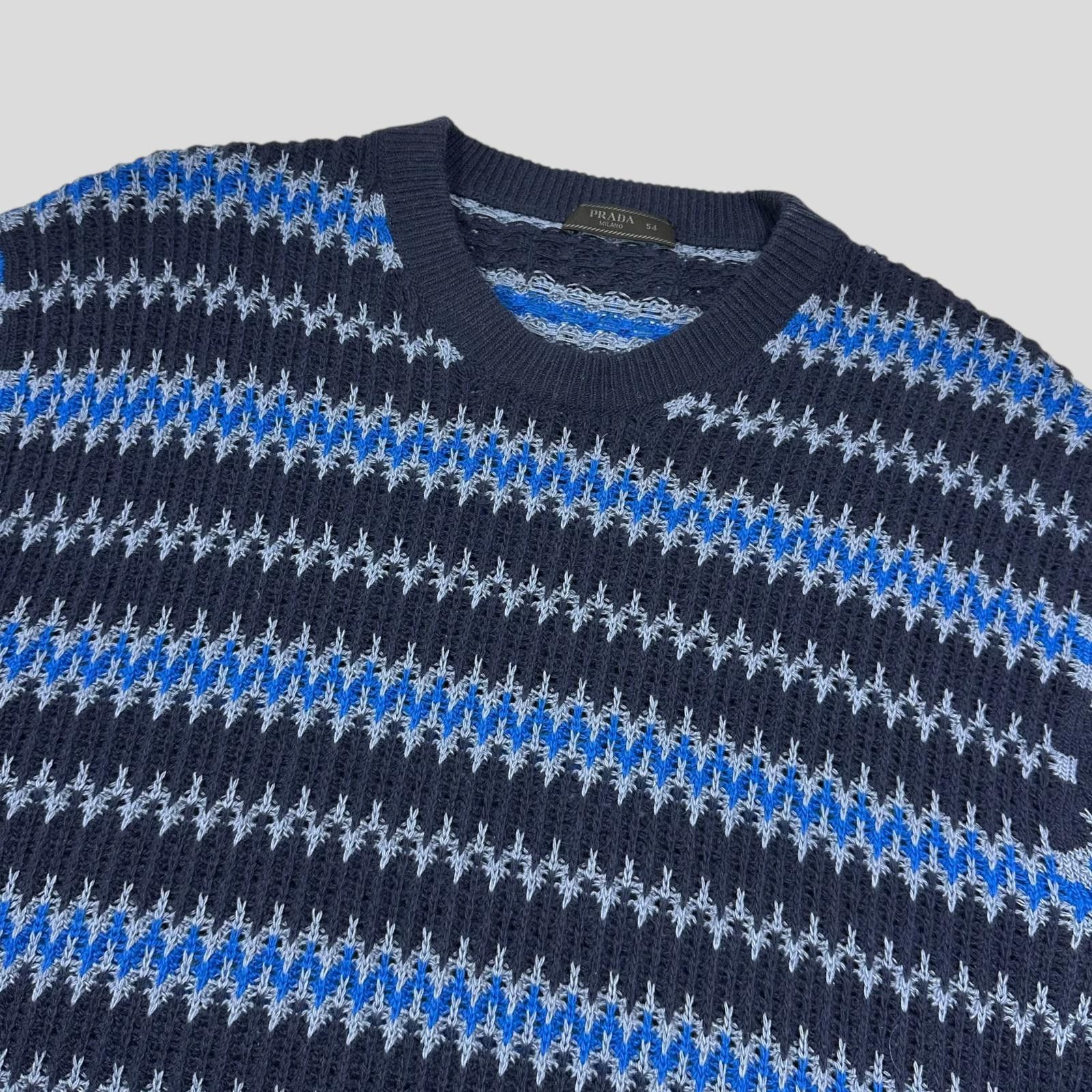 Prada Prada 2019 Lightning Cashmere Wool Logo Knit - IT54 (L) Size US L / EU 52-54 / 3 - 5 Thumbnail
