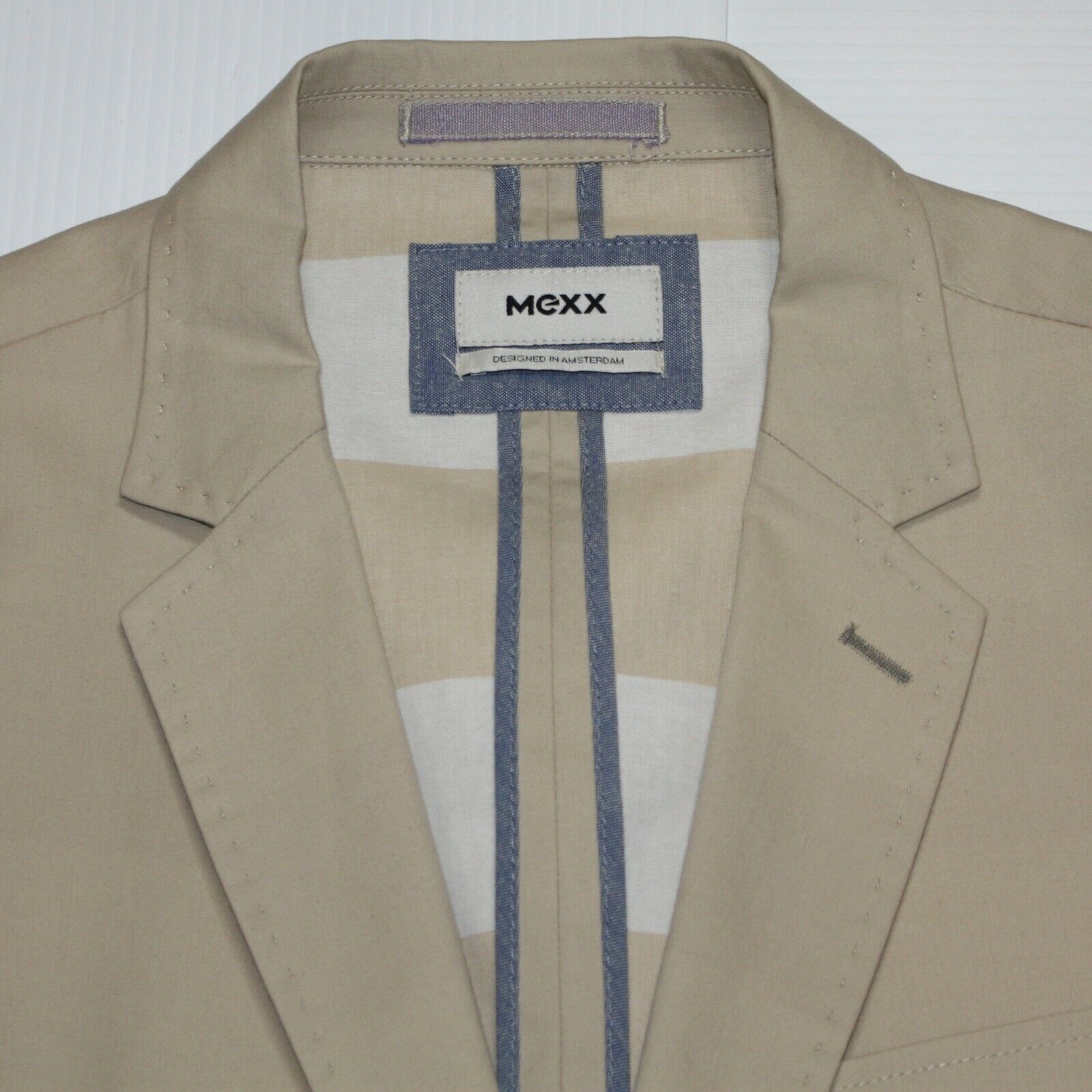 Mexx Light Beige Color Sport Coat Blazer Jacket size US 44 NWT Size 44R - 2 Thumbnail