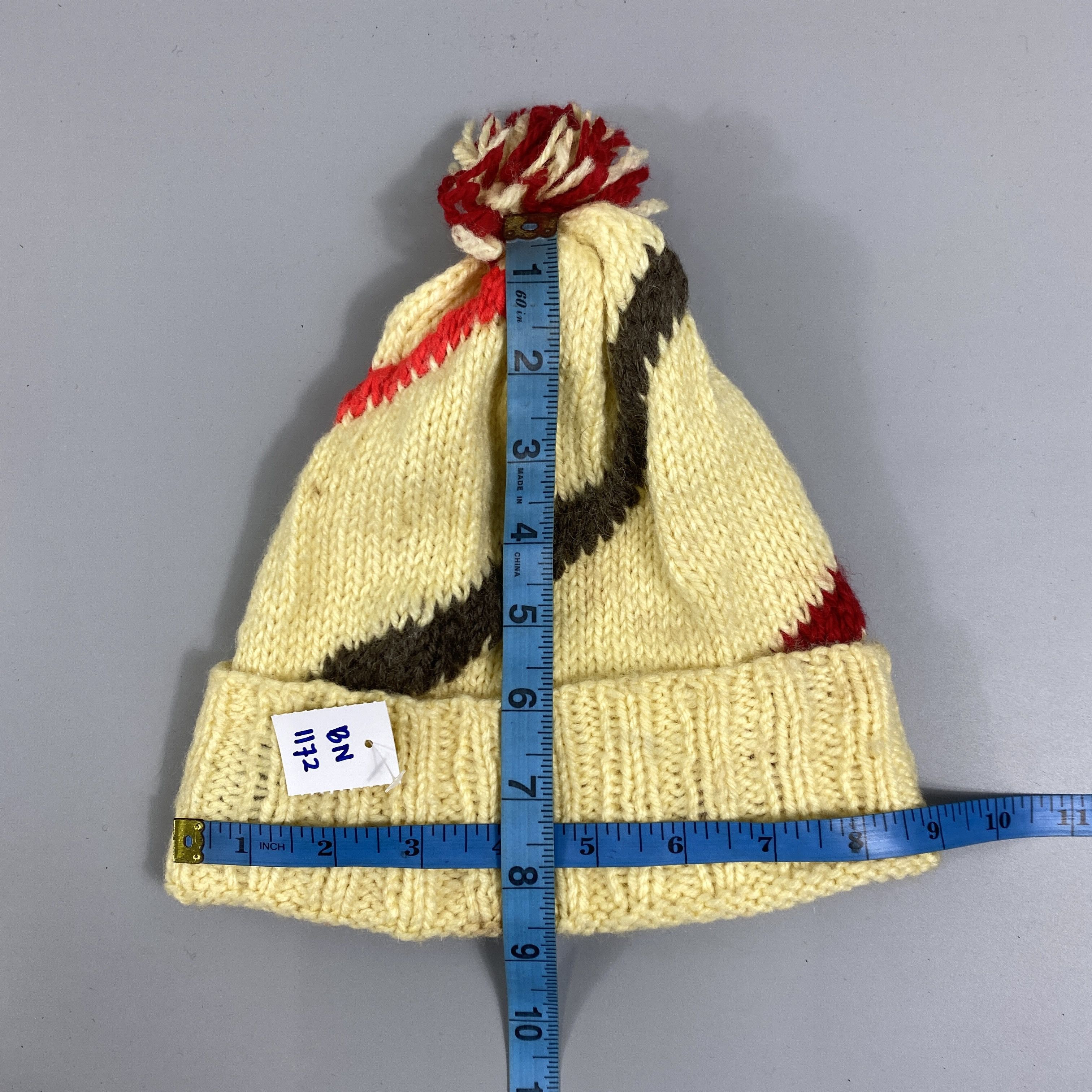 Japanese Brand Knit Snow Cap Beanie Hats Pom Pom -BN1172 Size ONE SIZE - 5 Thumbnail
