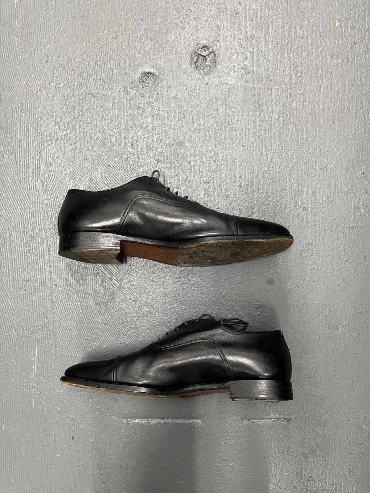 Hermes Lawrence calf leather toe-cap oxfords Size US 11 / EU 44 - 3 Thumbnail