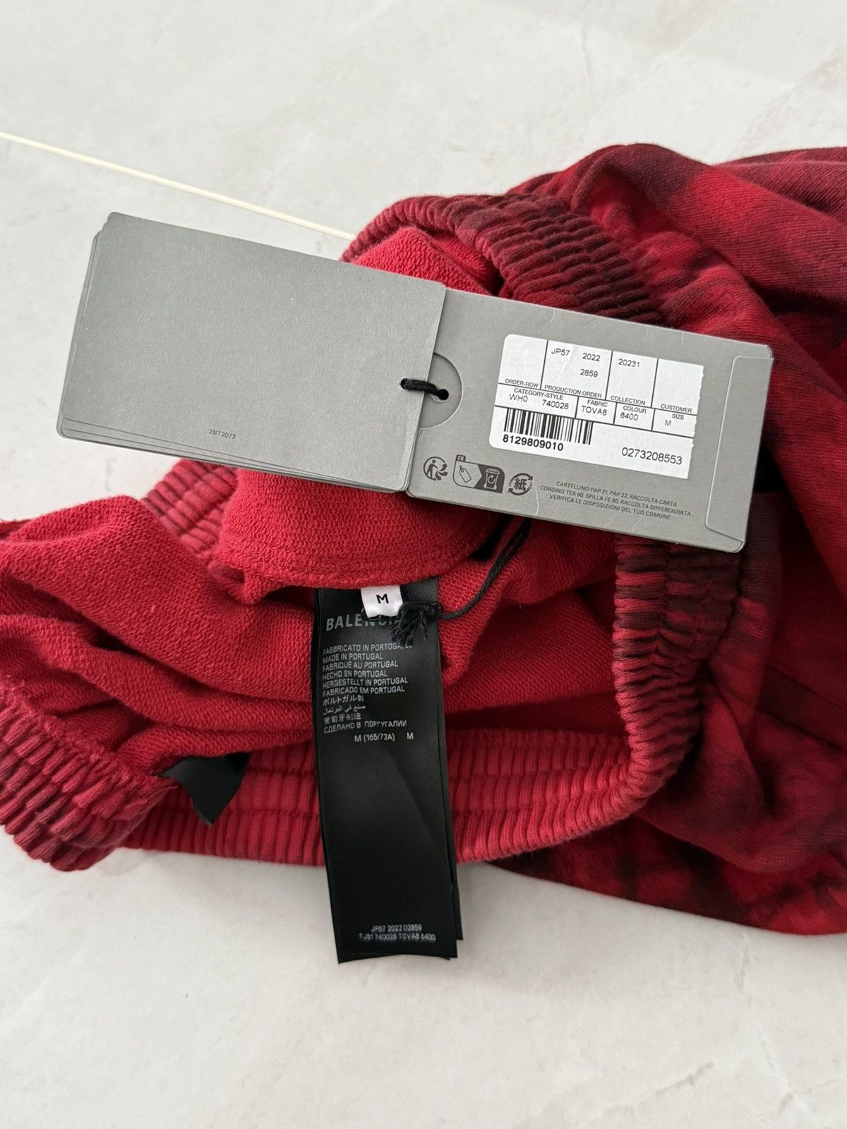 Balenciaga Balenciaga SS23 Red Skater Graffiti Sweatpants Sz.M Size US 34 / EU 50 - 11 Thumbnail