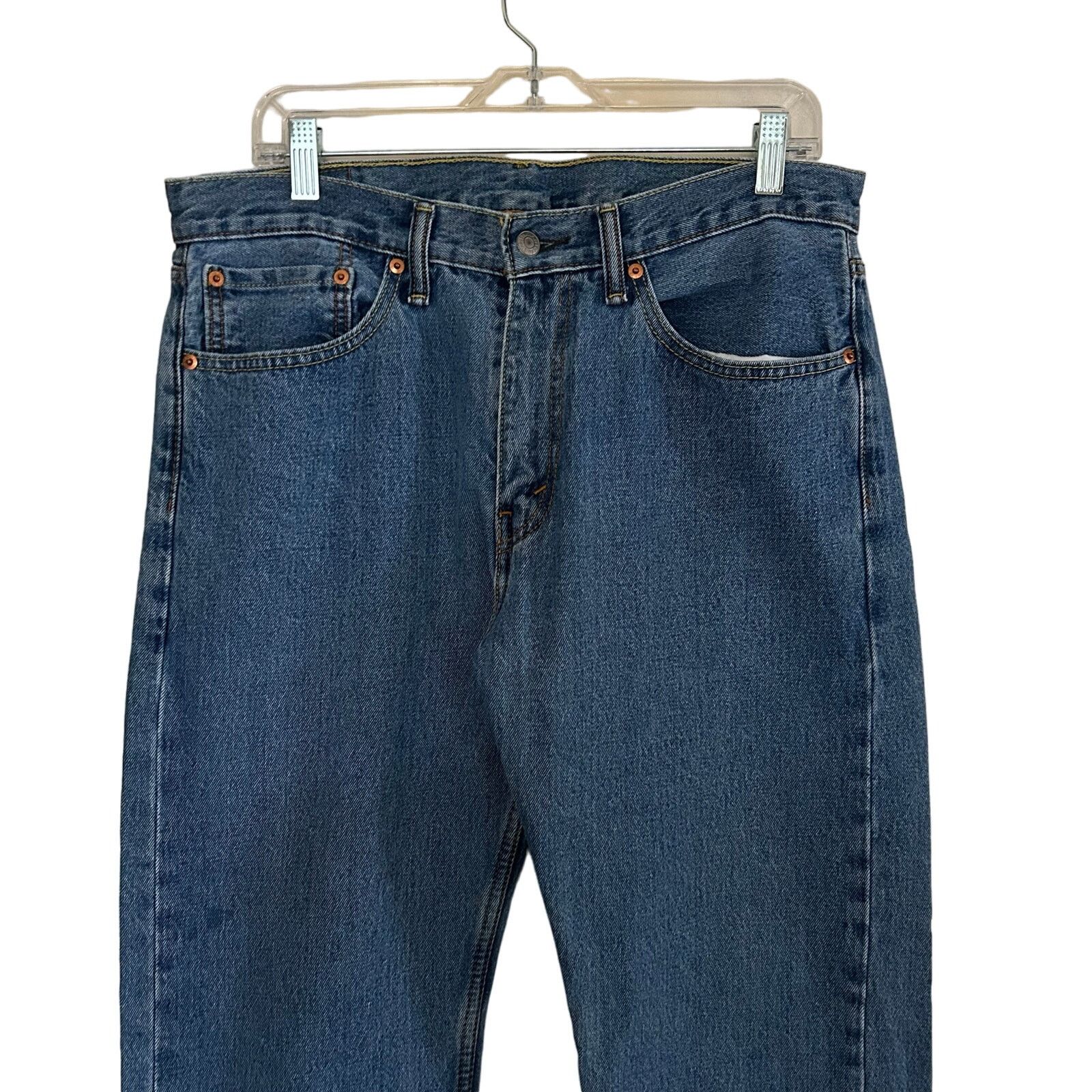 Levi's Levi's 505 Regular Fit Denim Jeans Men's Size 34x30 Y2K Rare Size US 34 / EU 50 - 2 Thumbnail