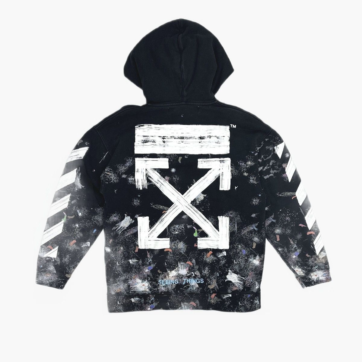Off-White Off-White Galaxy Brushed Over Hoodie Size US S / EU 44-46 / 1 - 2 Thumbnail