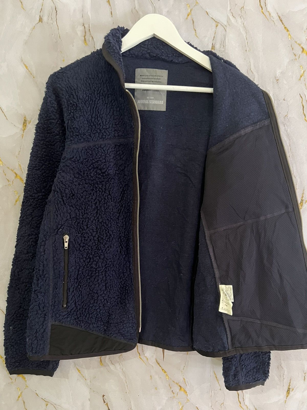 Journal Standard Journal Standard Fleece Sweater Minimalist Streetwear Size US L / EU 52-54 / 3 - 3 Thumbnail