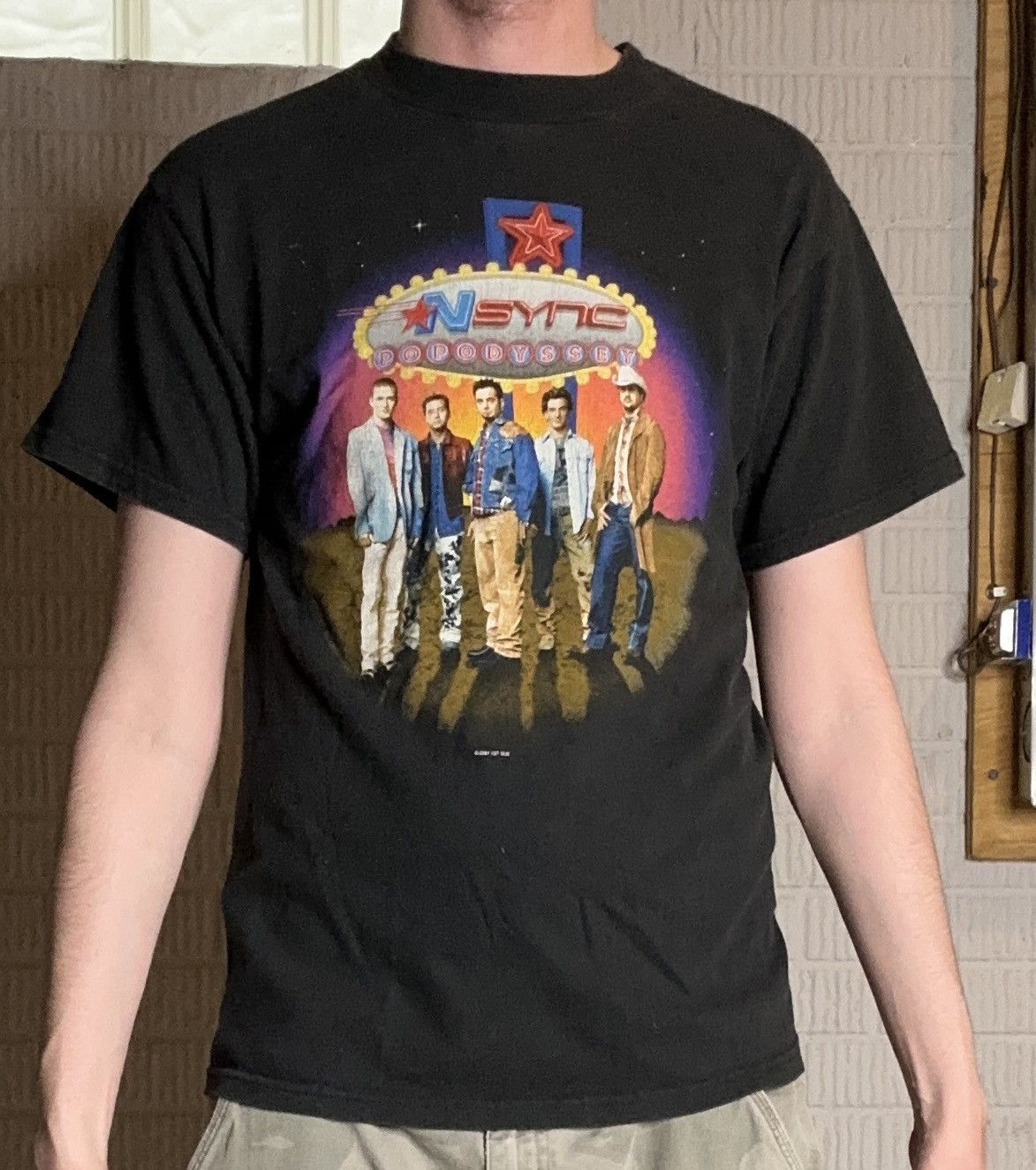 Vintage Y2K 2000s *NSYNC Pop Odyssey Band Tour Tee Shirt Size US M / EU 48-50 / 2 - 1 Thumbnail