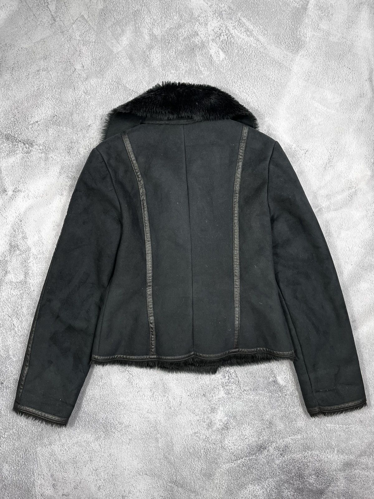 Vintage Vintage Y2K fur faux sheepskin coat 00s style M Size M / US 6-8 / IT 42-44 - 7 Thumbnail