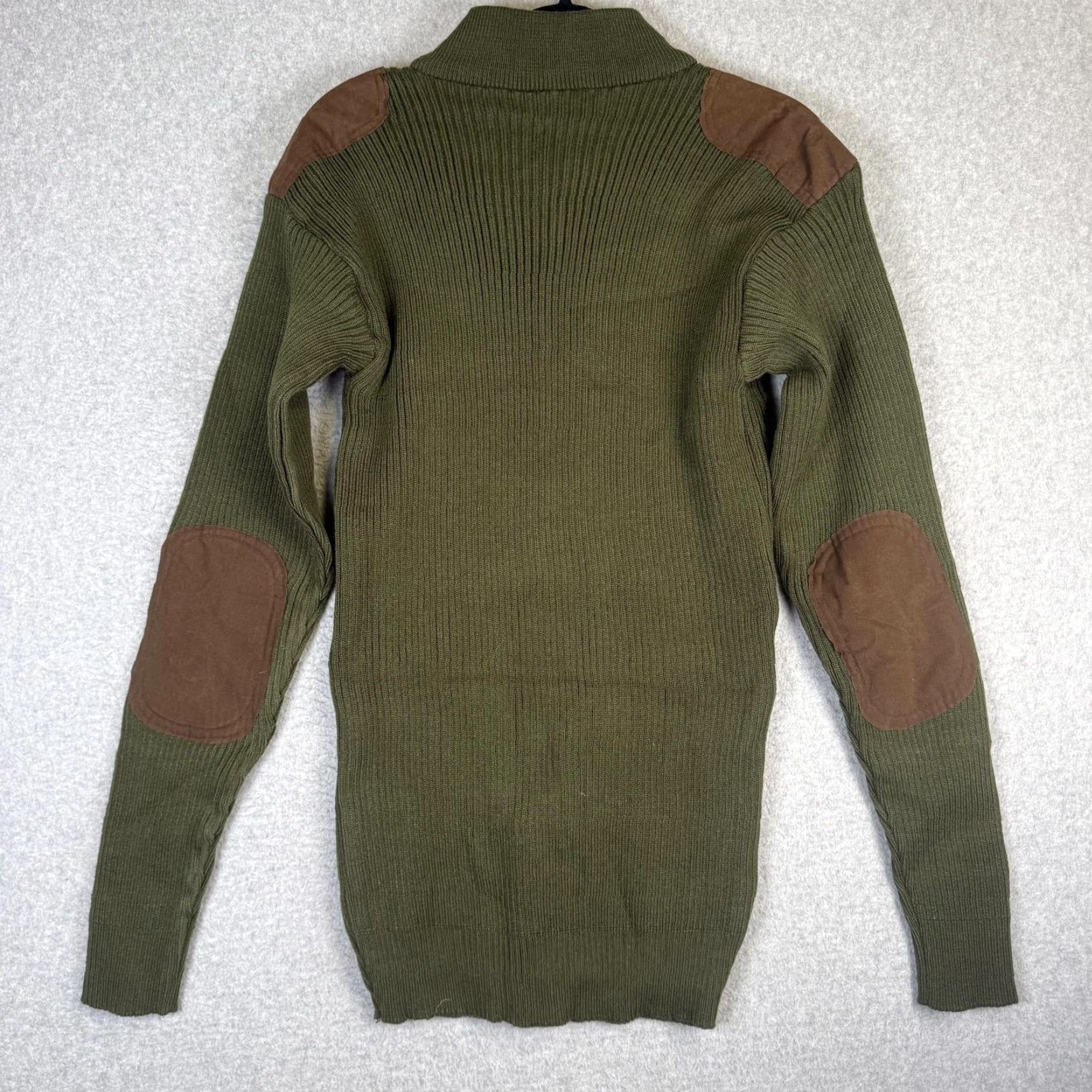 Rothco Rothco 1/4 Zip Acrylic Commando Sweater Olive Drab XL Men Green Pullover Winter Knit Shirt Size US XL / EU 56 / 4 - 7 Thumbnail