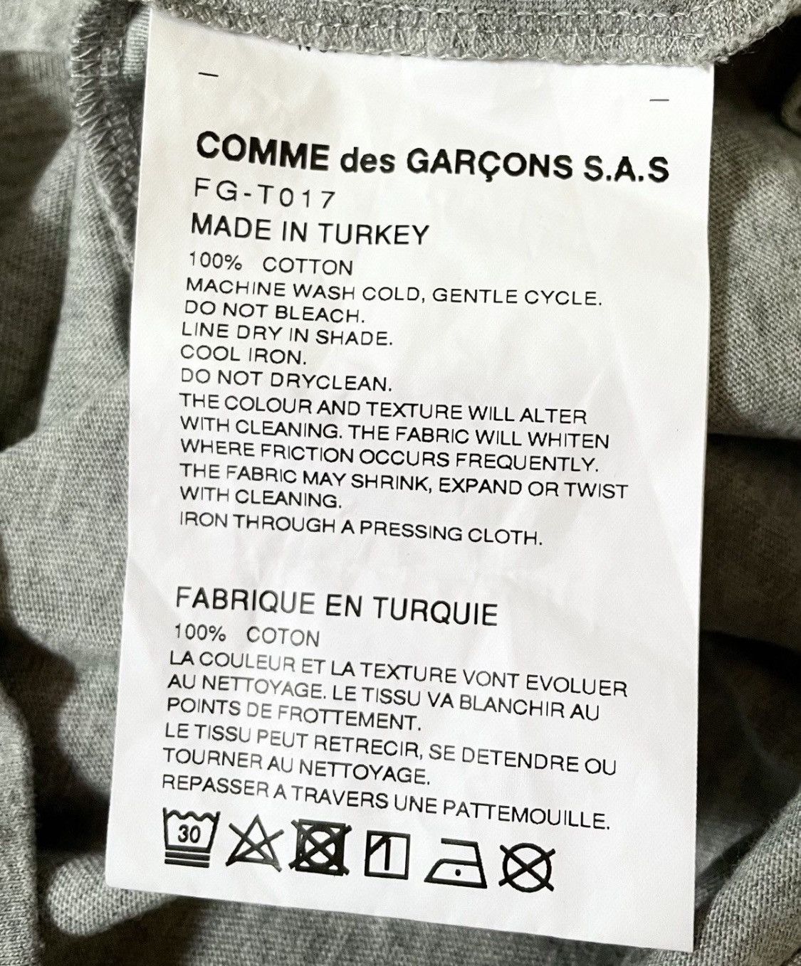 Comme des Garcons CDG SHIRT logo longsleeve Size US M / EU 48-50 / 2 - 5 Thumbnail