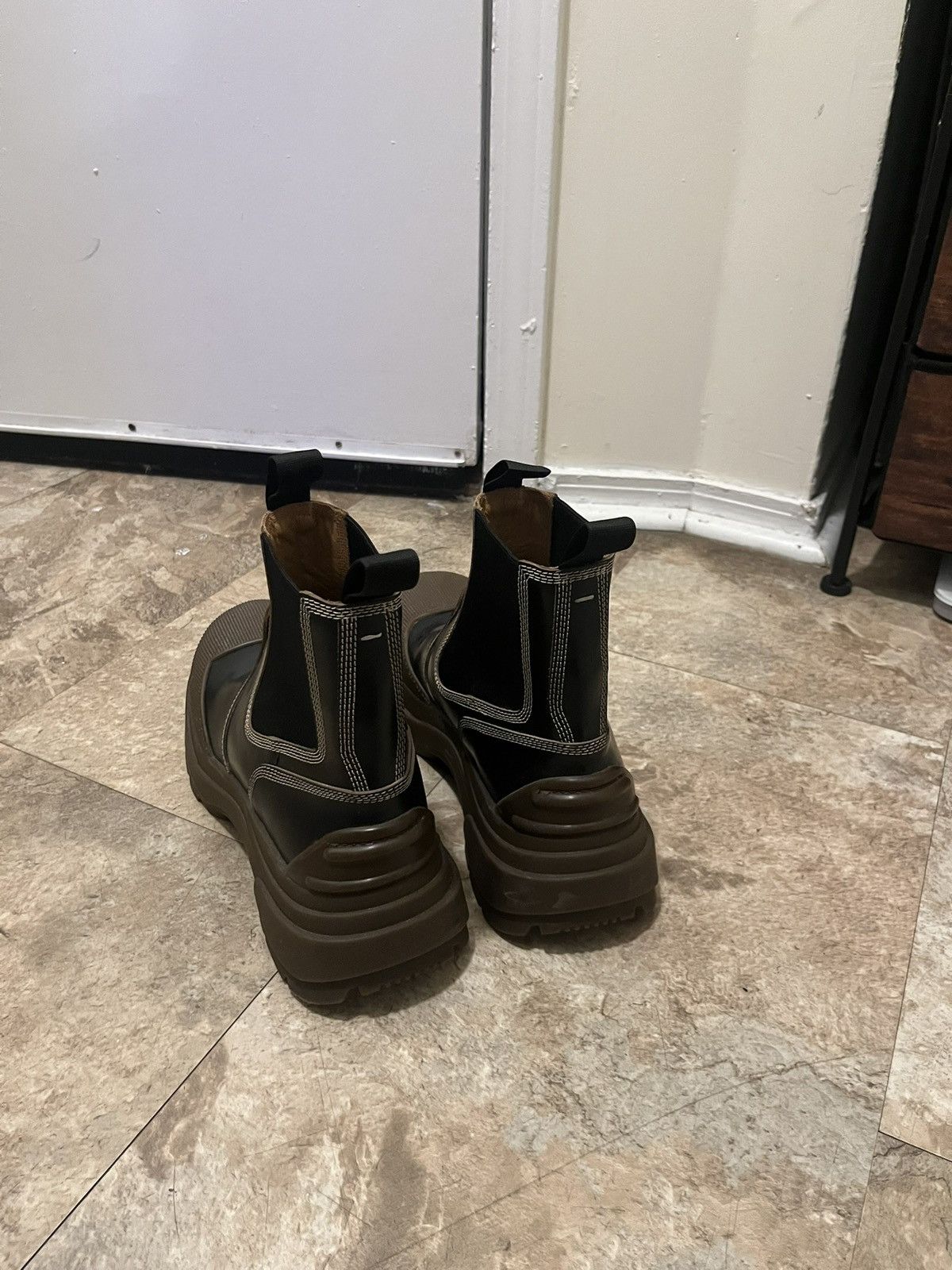 Maison Margiela Maison Margiela Leather Boots Size US 11 / EU 44 - 3 Thumbnail