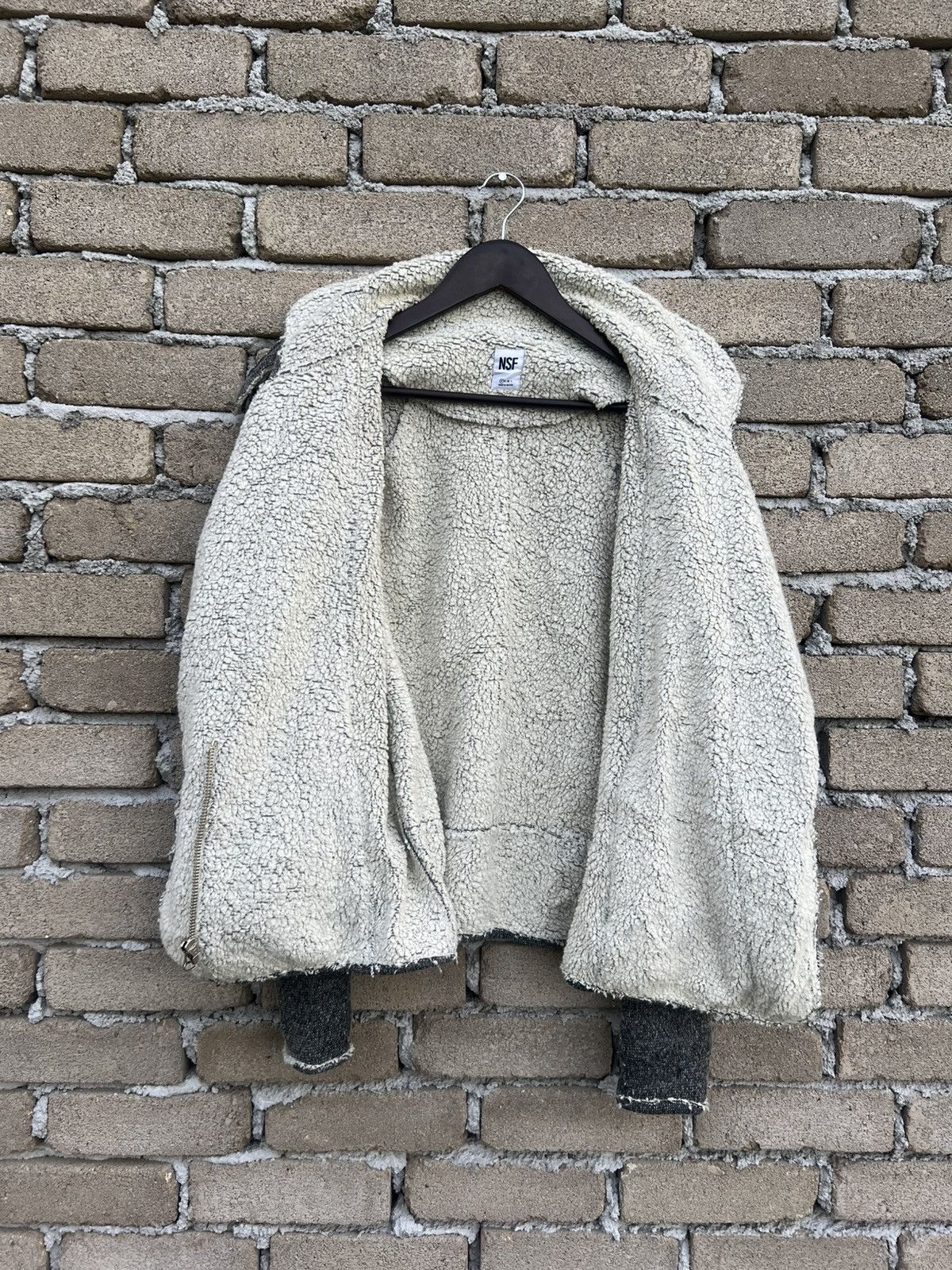 NSF NSF Fleece Cutoff Style Jacket Size S / US 4 / IT 40 - 8 Thumbnail