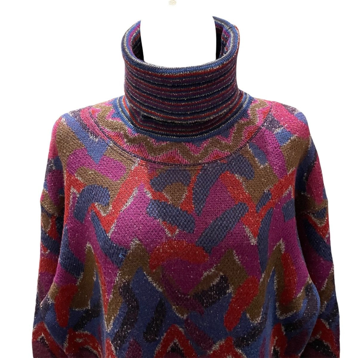 Missoni MISSONI SPORT TURTLENECK KNIT SWEATER Size S / US 4 / IT 40 - 2 Thumbnail