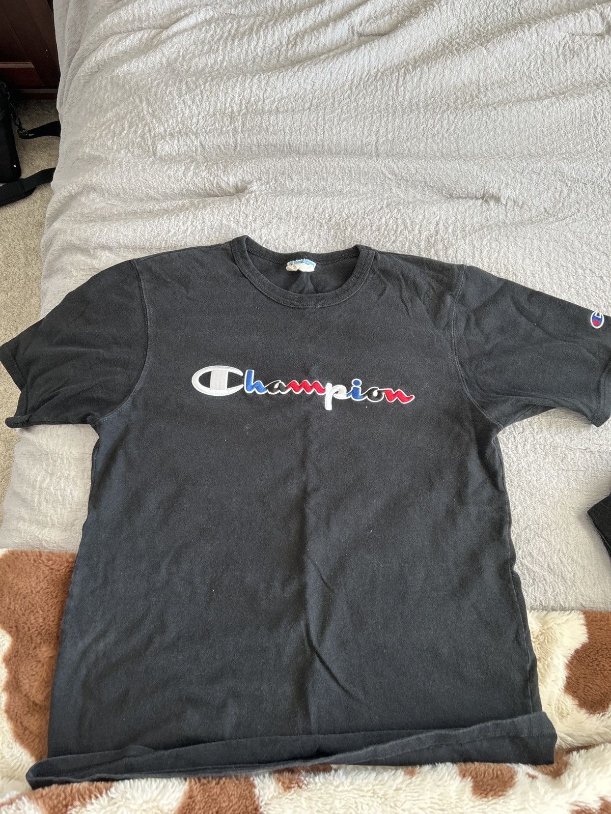 Champion Black Champion Tee Size US M / EU 48-50 / 2 - 1 Thumbnail