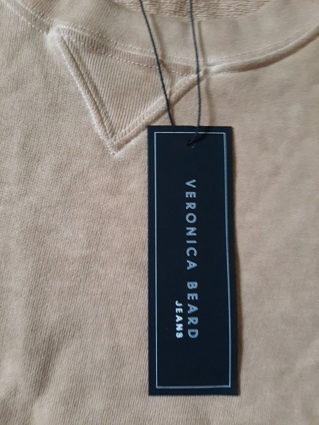 Veronica Beard VERONICA BEARD Analeigh Sweatshirt Sand Long Puff Sleeve Size XS / US 0-2 / IT 36-38 - 5 Thumbnail