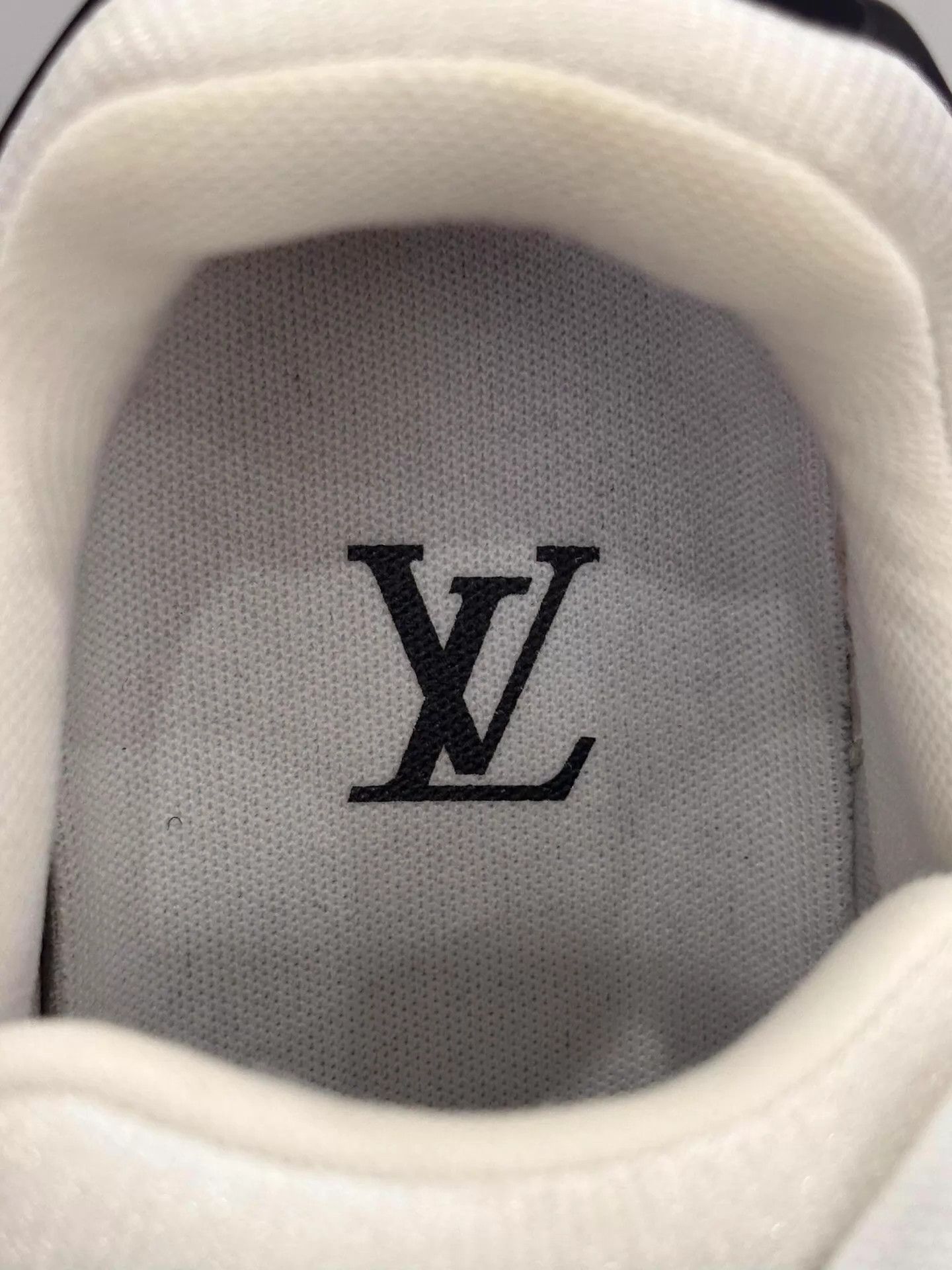 Louis Vuitton LV Women's Black White Panda Monogram Trainer 37.5 99New Size US 7 / IT 37 - 8 Thumbnail