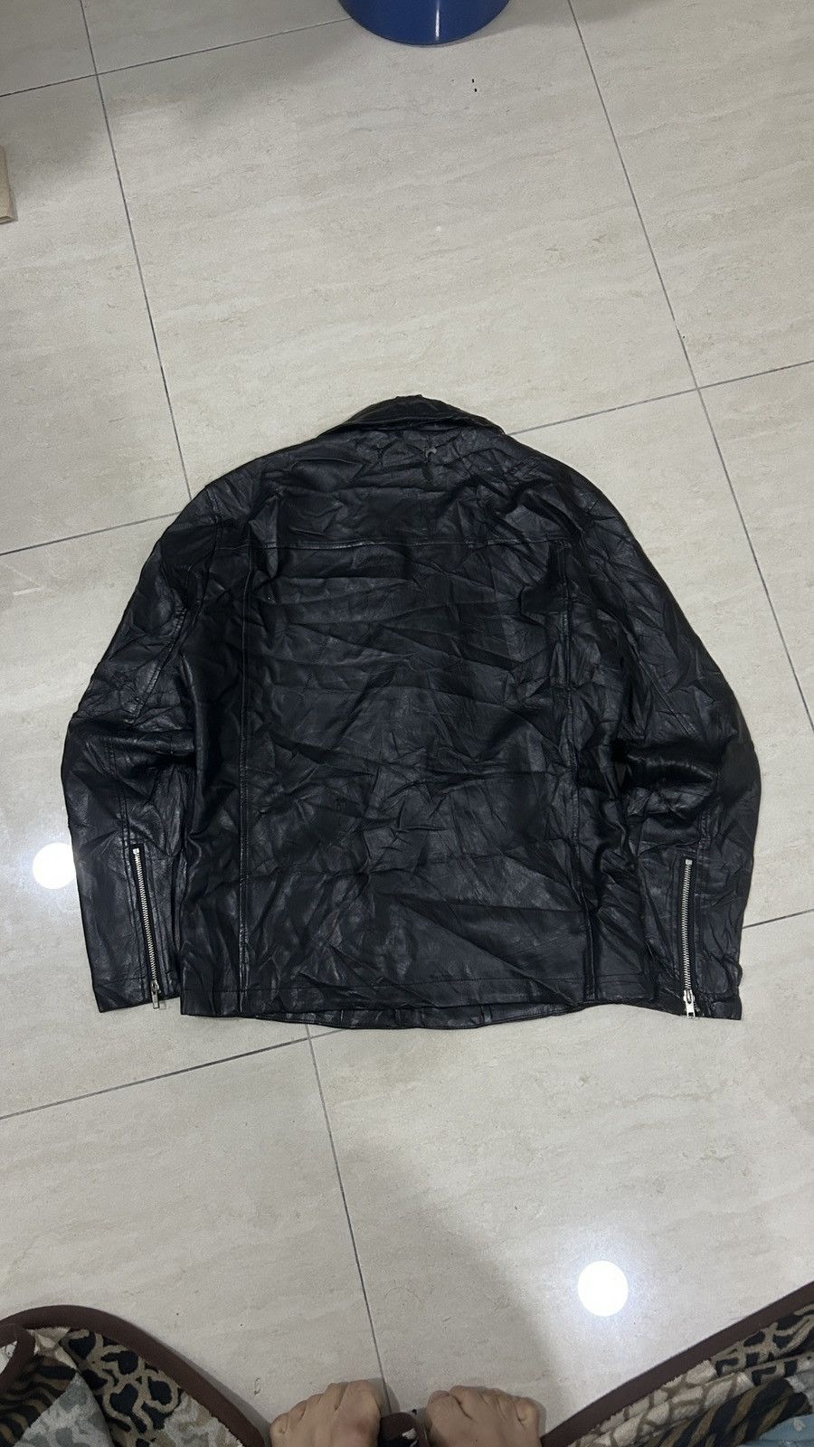 semanticdesign RARE🔥 SEMANTIC DESIGN LEATHER BIKER JACKET Size US L / EU 52-54 / 3 - 10 Thumbnail