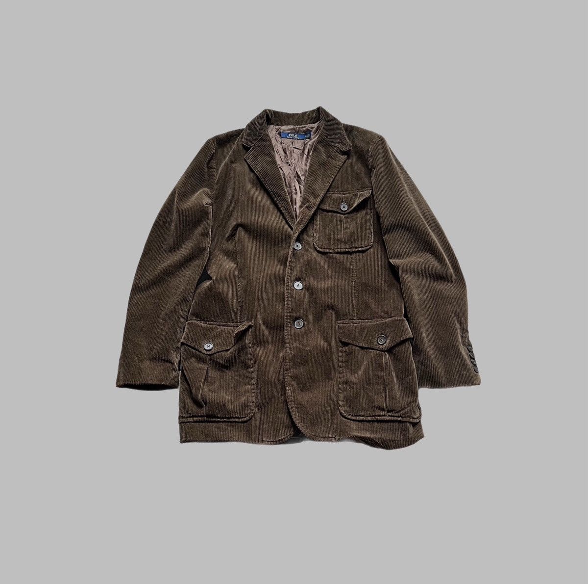 Polo Ralph Lauren × Ralph Lauren × Vintage Vintage Polo Ralph Lauren Corduroy Blazer Size S / US 4 / IT 40 - 1 Thumbnail