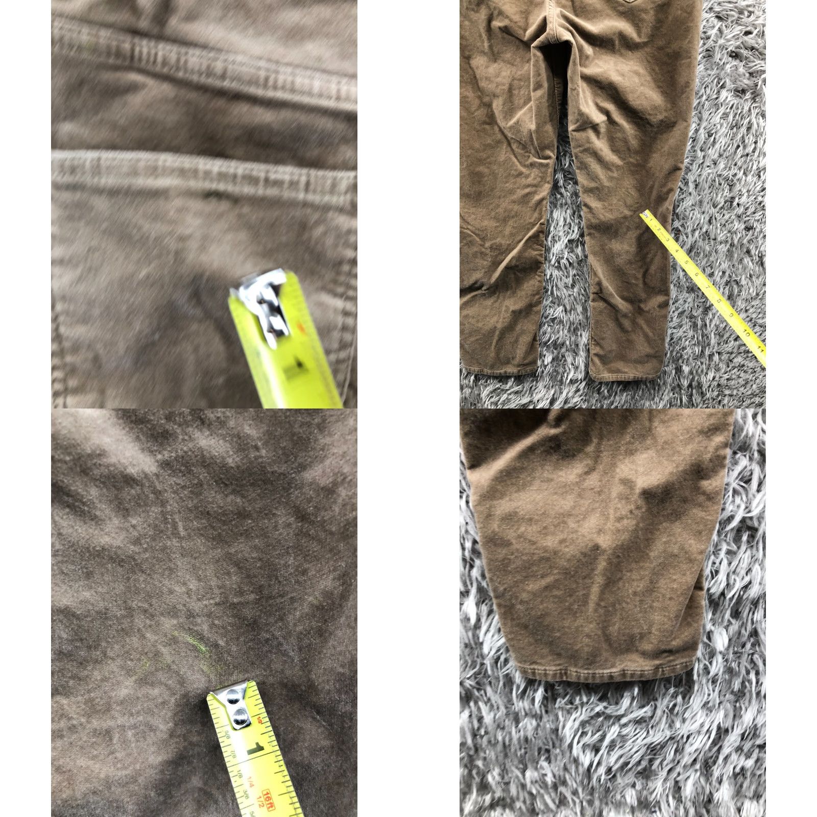 Gap VINTAGE Gap Slim High Rise Jeans Womens 8 Brown Beige - Gap 1969 5-Pocket Denim Straight Size 30" / US 8 / IT 44 - 8 Thumbnail