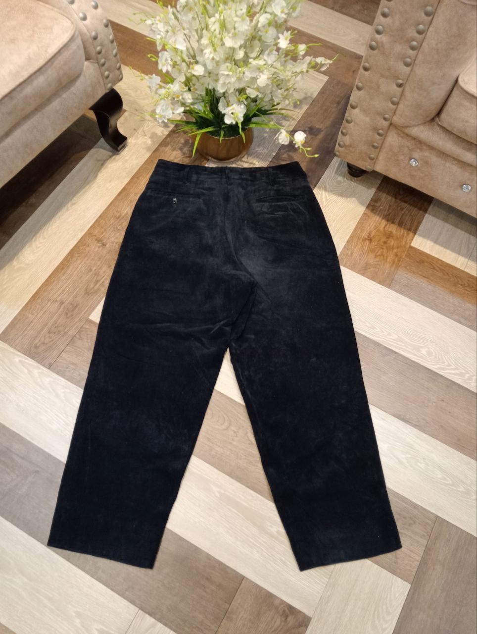 Yohji Yamamoto RARE YOHJI YAMAMOTO POUR HOMME SIGNATURE BAGGY CORDUROY PANT Size US 34 / EU 50 - 11 Thumbnail