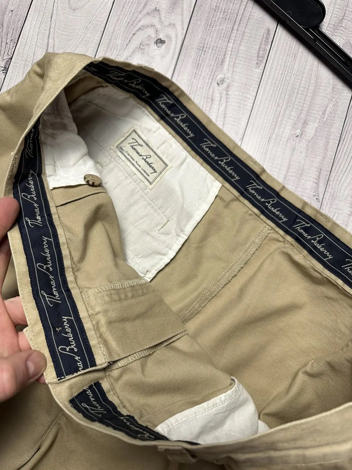 Burberry Vintage Thomas Burberry chino pants carrot ctripes size L Size US 34 / EU 50 - 4 Thumbnail