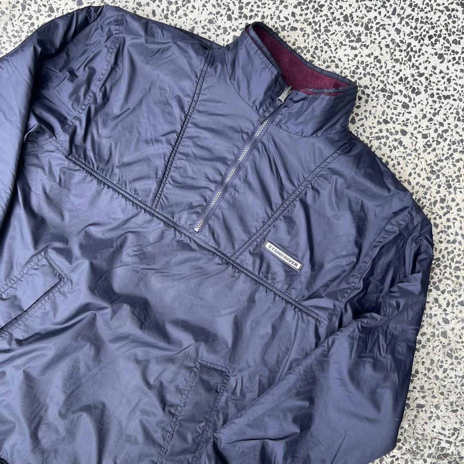 Kathmandu Reversable Stone River Quarter Zip Fleece Jacket ❄️ Size US L / EU 52-54 / 3 - 5 Thumbnail
