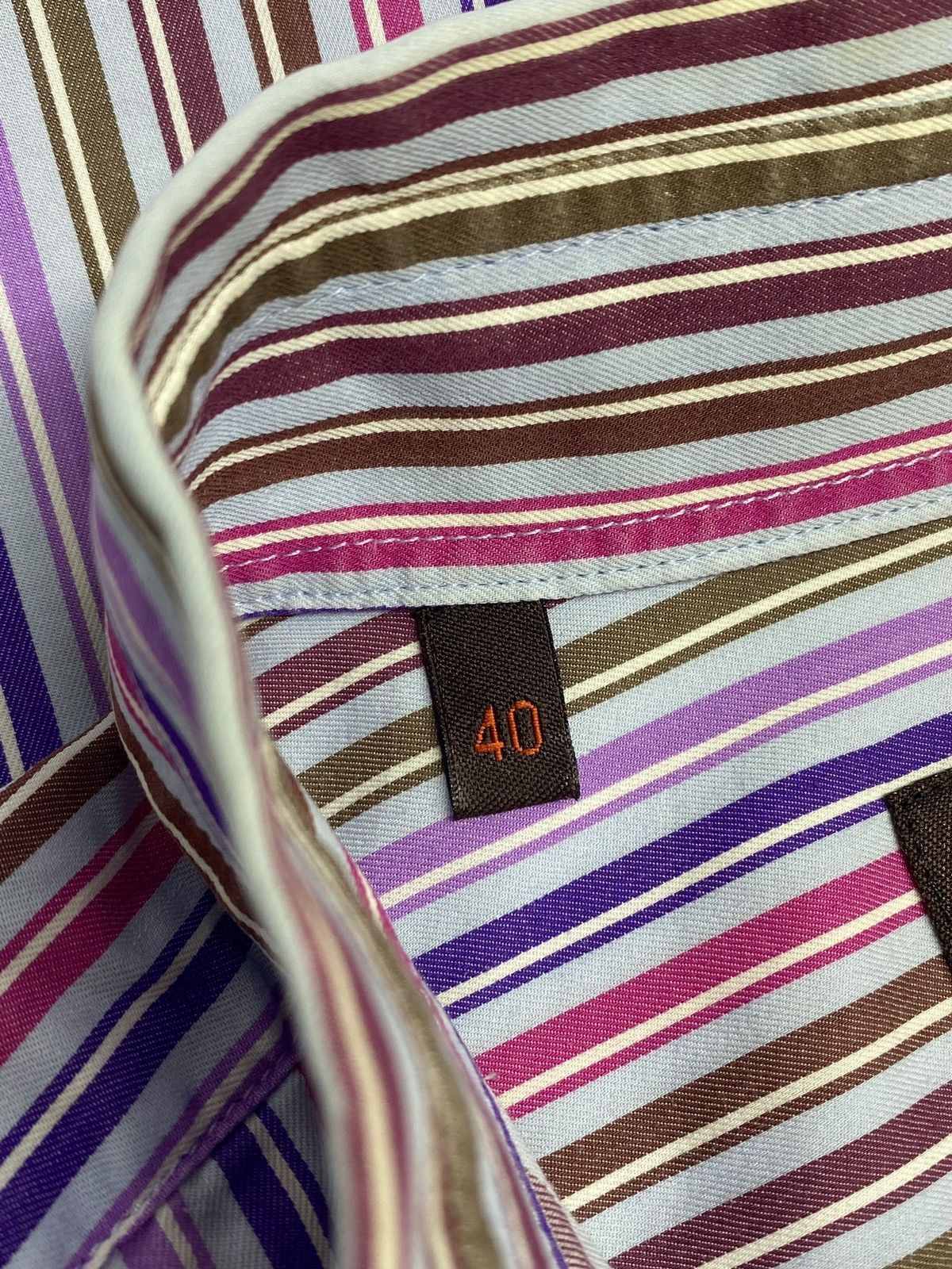 Etro 🔥 Y2K ETRO MILANO STRIPED SHIRT BOLD COLORS DANDY STYLE Size US M / EU 48-50 / 2 - 6 Thumbnail
