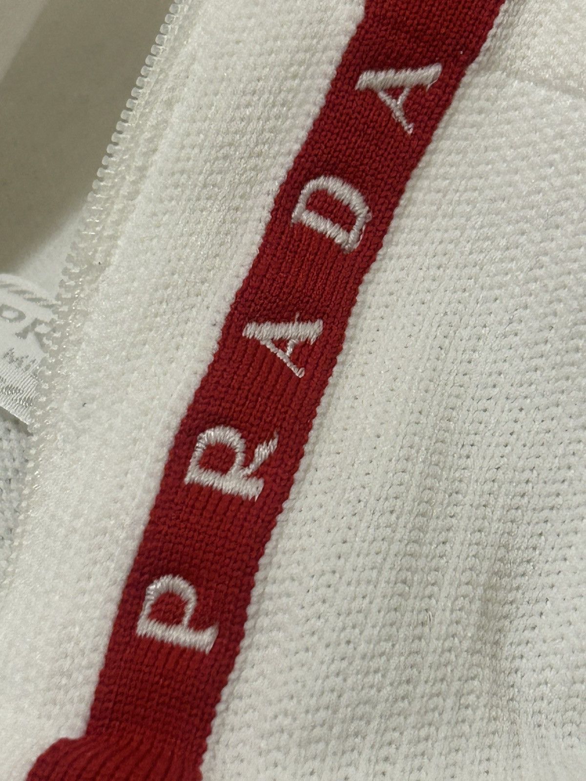 Prada Prada Sport Linea Rossa Quarter Zip Technical Sweatshirt Size XS / US 0-2 / IT 36-38 - 15 Thumbnail