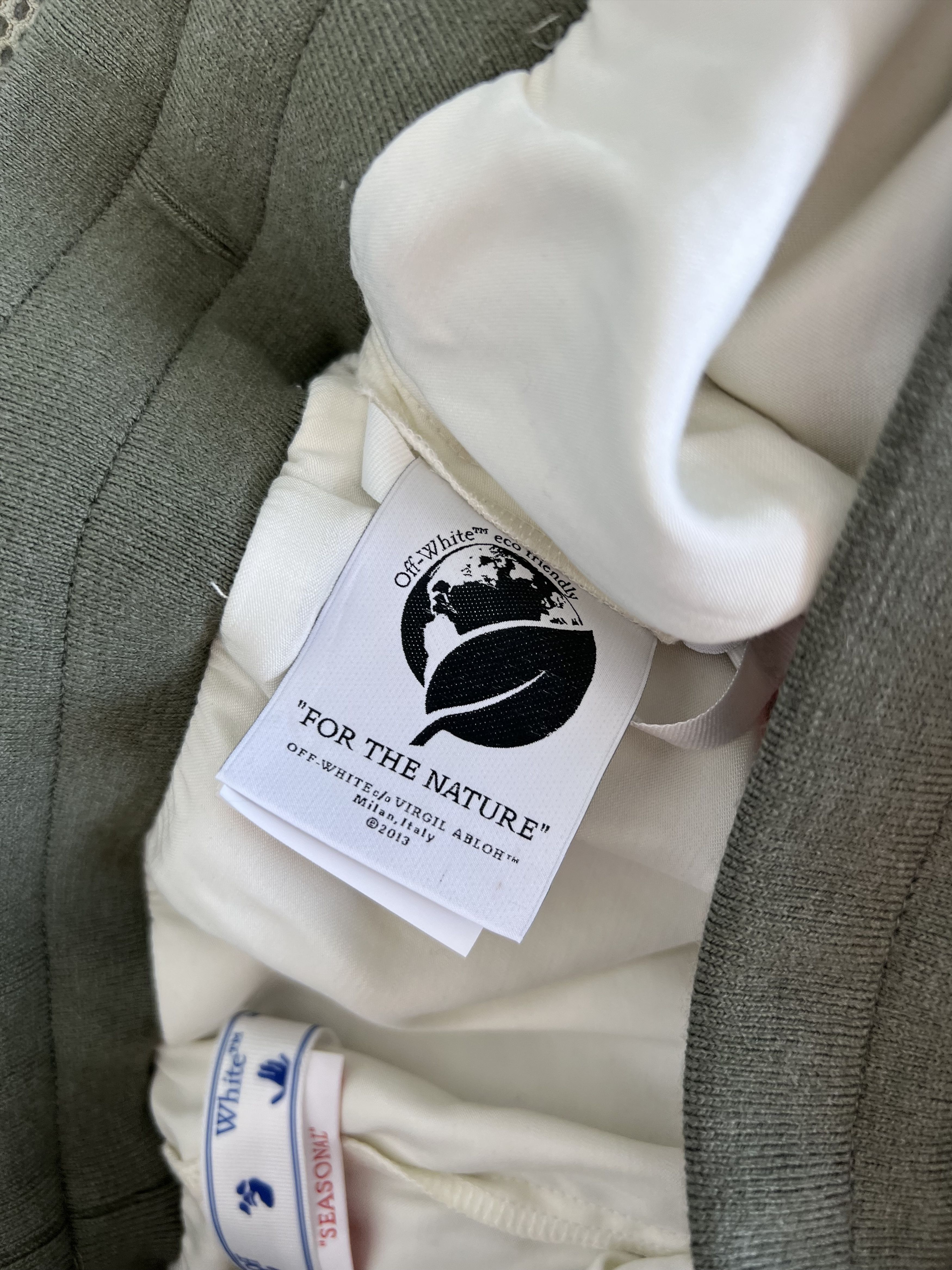 Off-White Off White Mesh Cargo Pants in Military Green Size US 30 / EU 46 - 9 Thumbnail