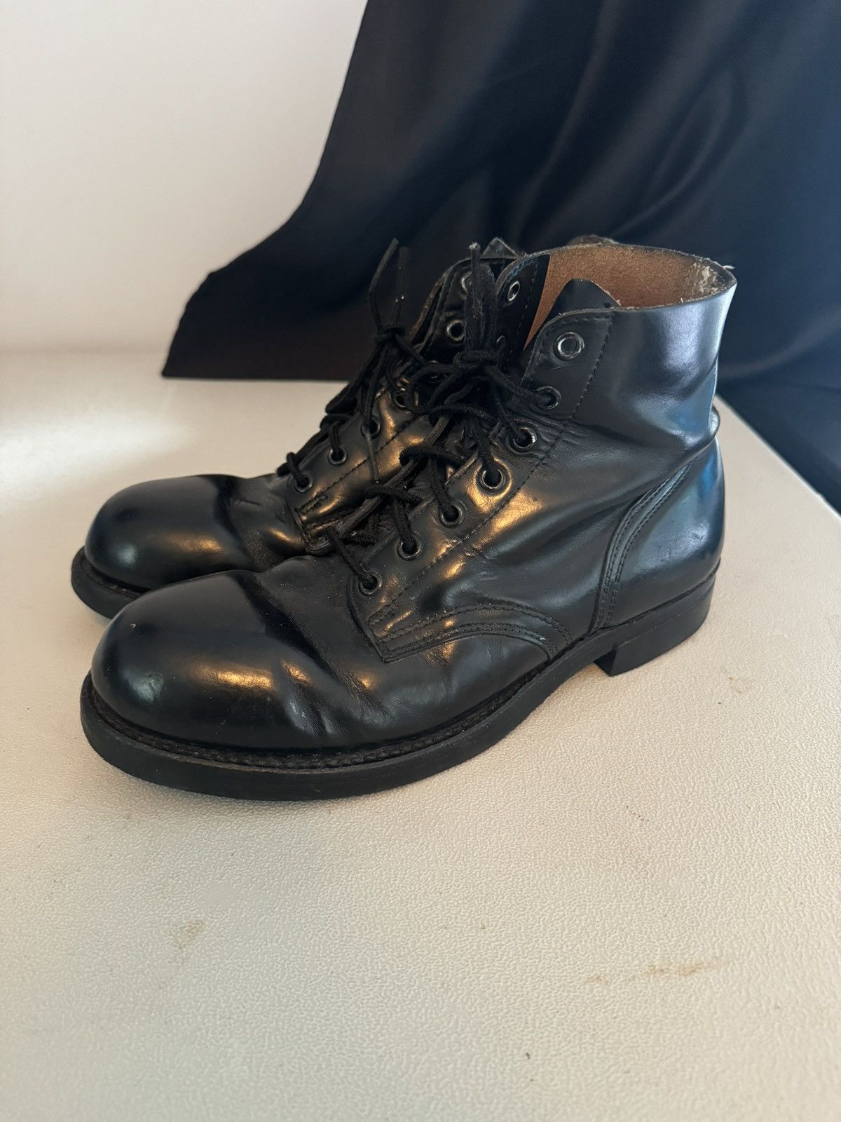 Genuine Leather Vintage Canadian Military Army Leather Boots Combat RARE Size US 7.5 / EU 40-41 - 1 Thumbnail