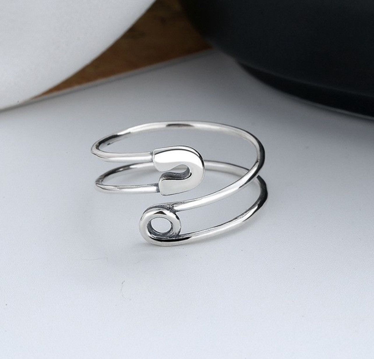 Jewelry paper clip Opening Rings Size ONE SIZE - 2 Thumbnail