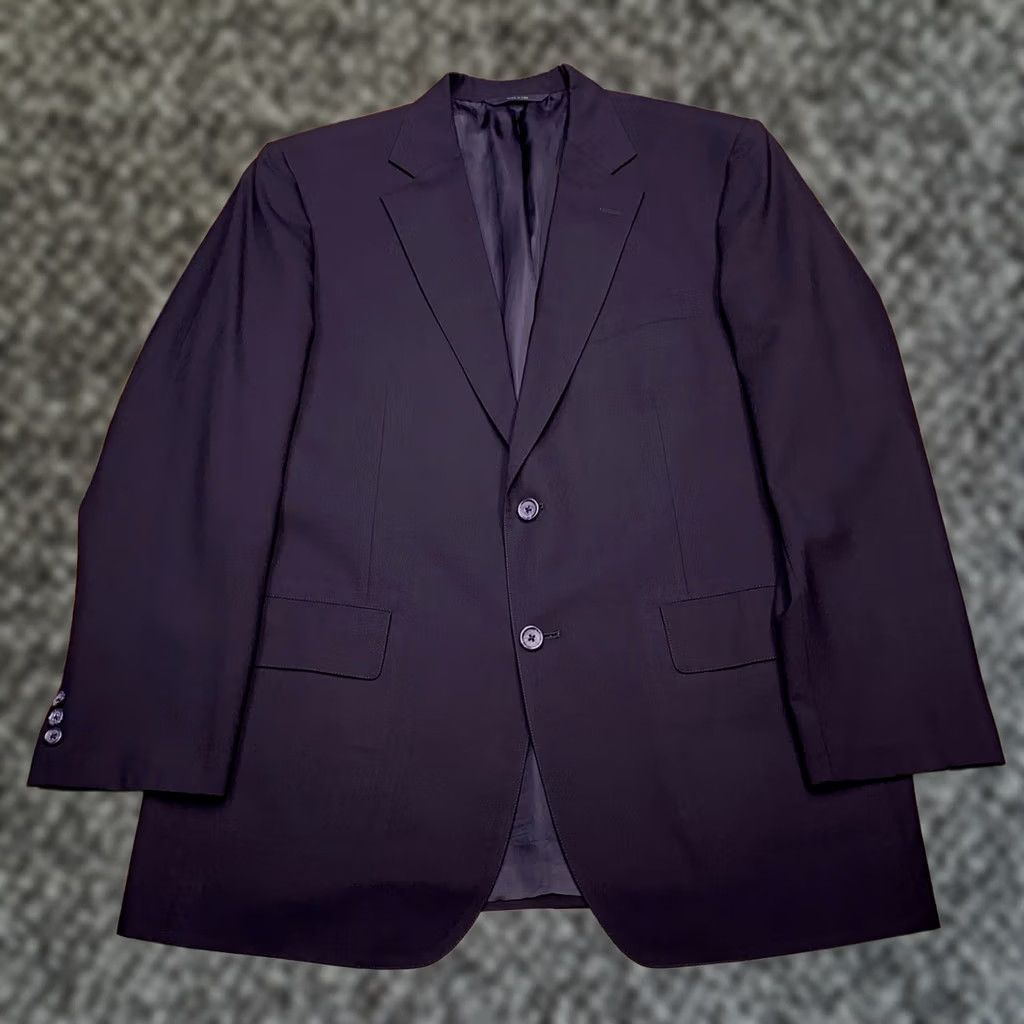 Brooks Brothers Brooks Brothers BrooksEase Suit Jacket 42R Wool Navy Blazer Men Regular Blue Solid 2-Button Notch Lapel Single-Breasted USA Vintage N/A Size 42R - 1 Thumbnail
