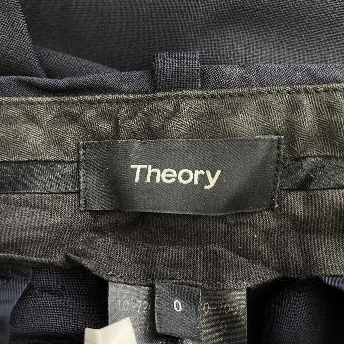Japanese Brand THEORY Japanese Brand Slim Fit Black Casual Trousers Pant Size US 29 - 5 Thumbnail