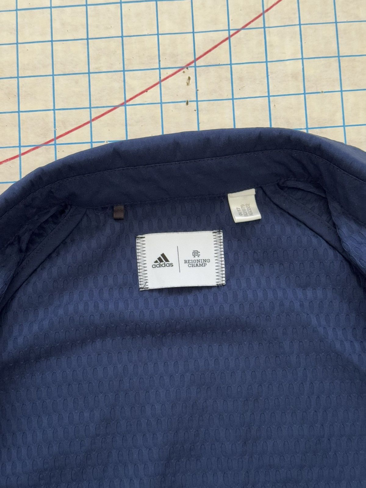 Adidas × Reigning Champ Adidas x Reigning Champ Coaches Jacket Navy Fits Mens XL Size US XL / EU 56 / 4 - 8 Thumbnail