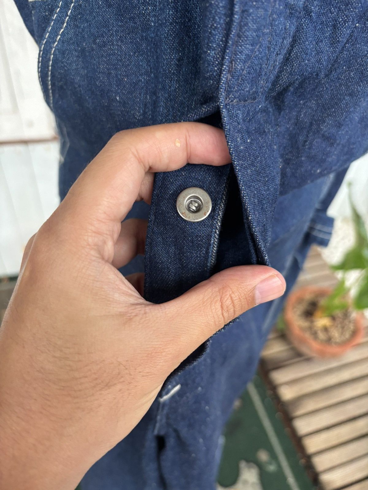 Carhartt × Vintage Vintage 1990’s-1980’s Carhartt Denim Bib Overall Size 28x32 Size US S / EU 44-46 / 1 - 9 Thumbnail