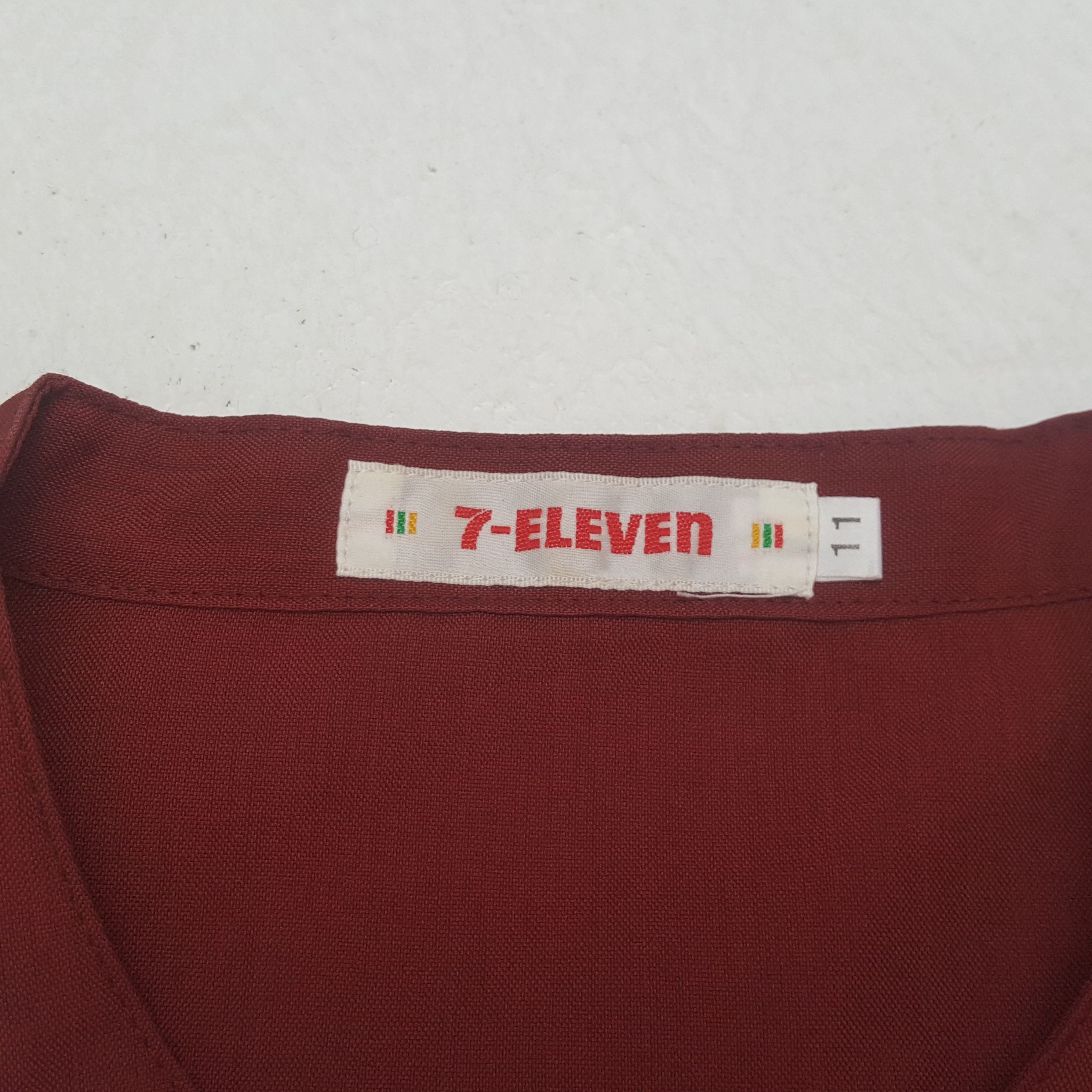 Japanese Brand × Vintage Vintage 7-ELEVEN Japan Workers Uniform Shirt Jacket C285N2 Size US M / EU 48-50 / 2 - 6 Thumbnail