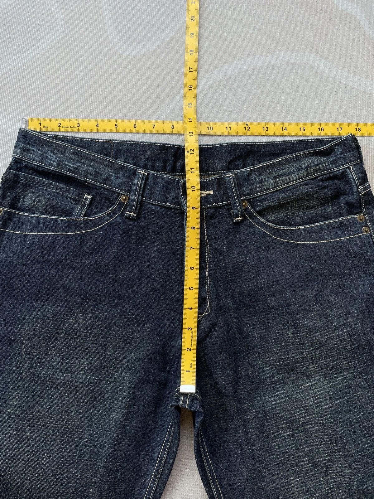 Designer × George George Straight Jeans (LG141) Size US 35 - 17 Thumbnail
