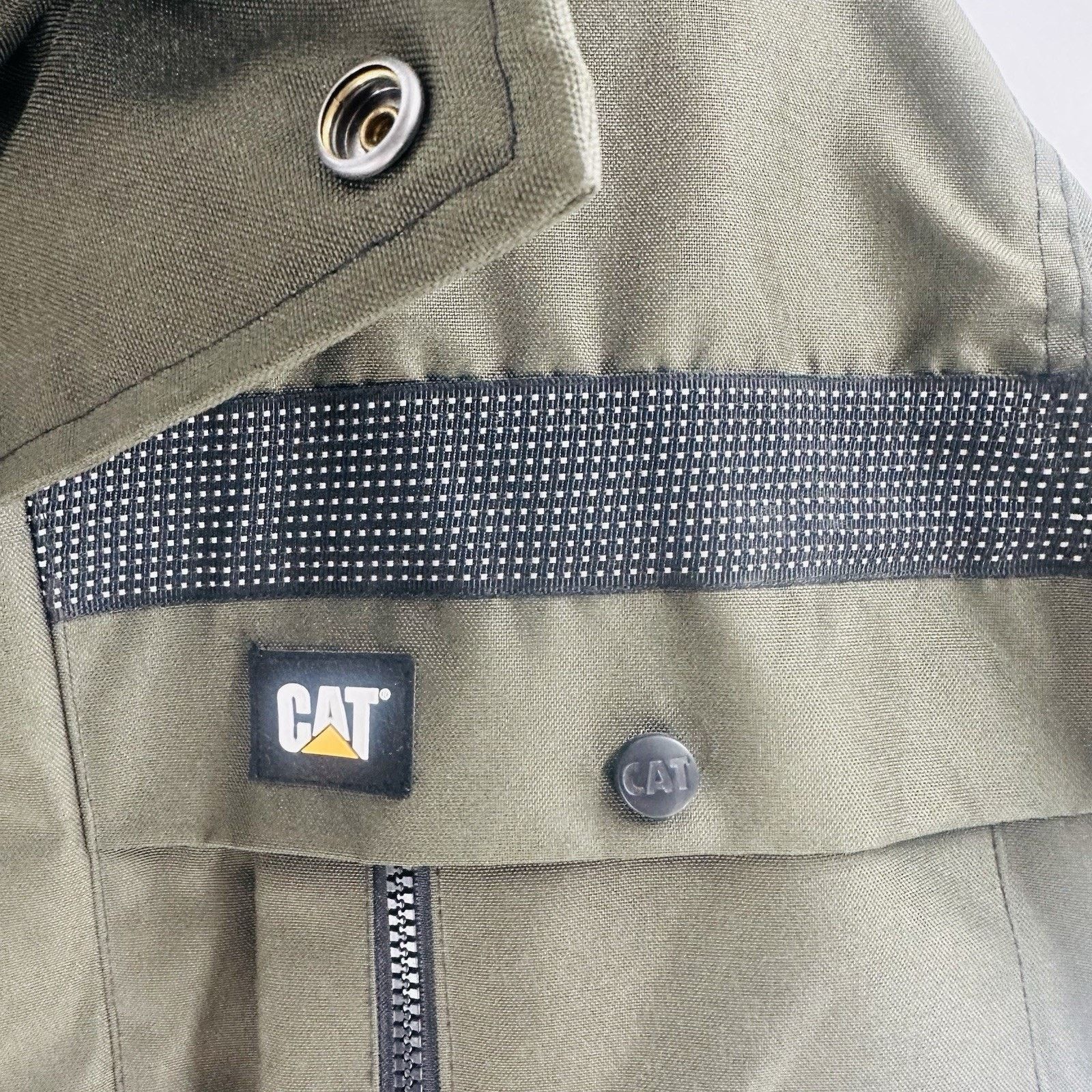 Caterpillar Caterpillar CAT Heavy Insulated Parka Gray Reflective Hooded Size US M / EU 48-50 / 2 - 2 Thumbnail