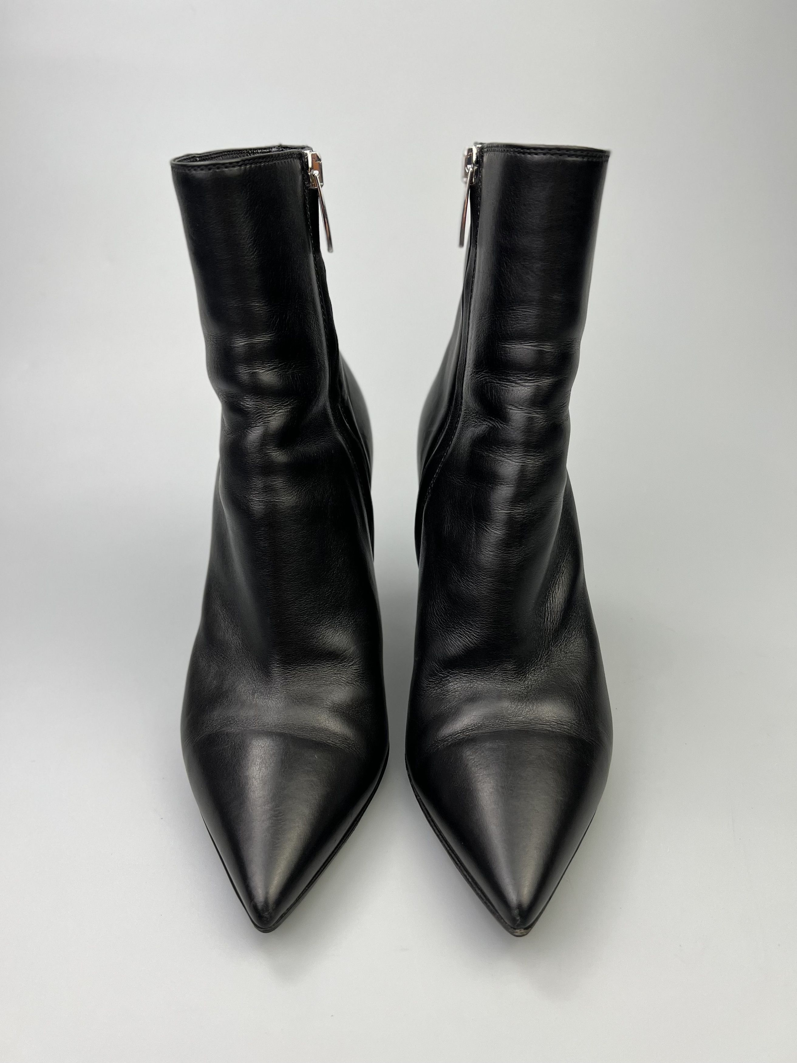 Gianvito Rossi Gianvito Rossi Black Pointed Toe Heel Boots Size IT34 Size US 4 / IT 34 - 5 Thumbnail